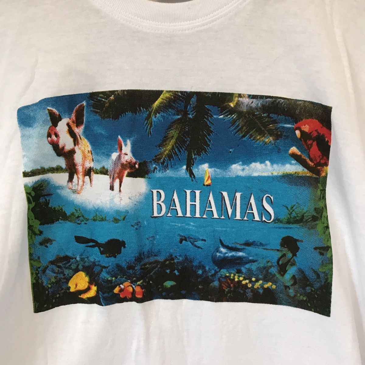 Band Tees × Rap Tees Bahamas Vintage Tee T-shirt With pigs Size US L / EU 52-54 / 3 - 3 Thumbnail