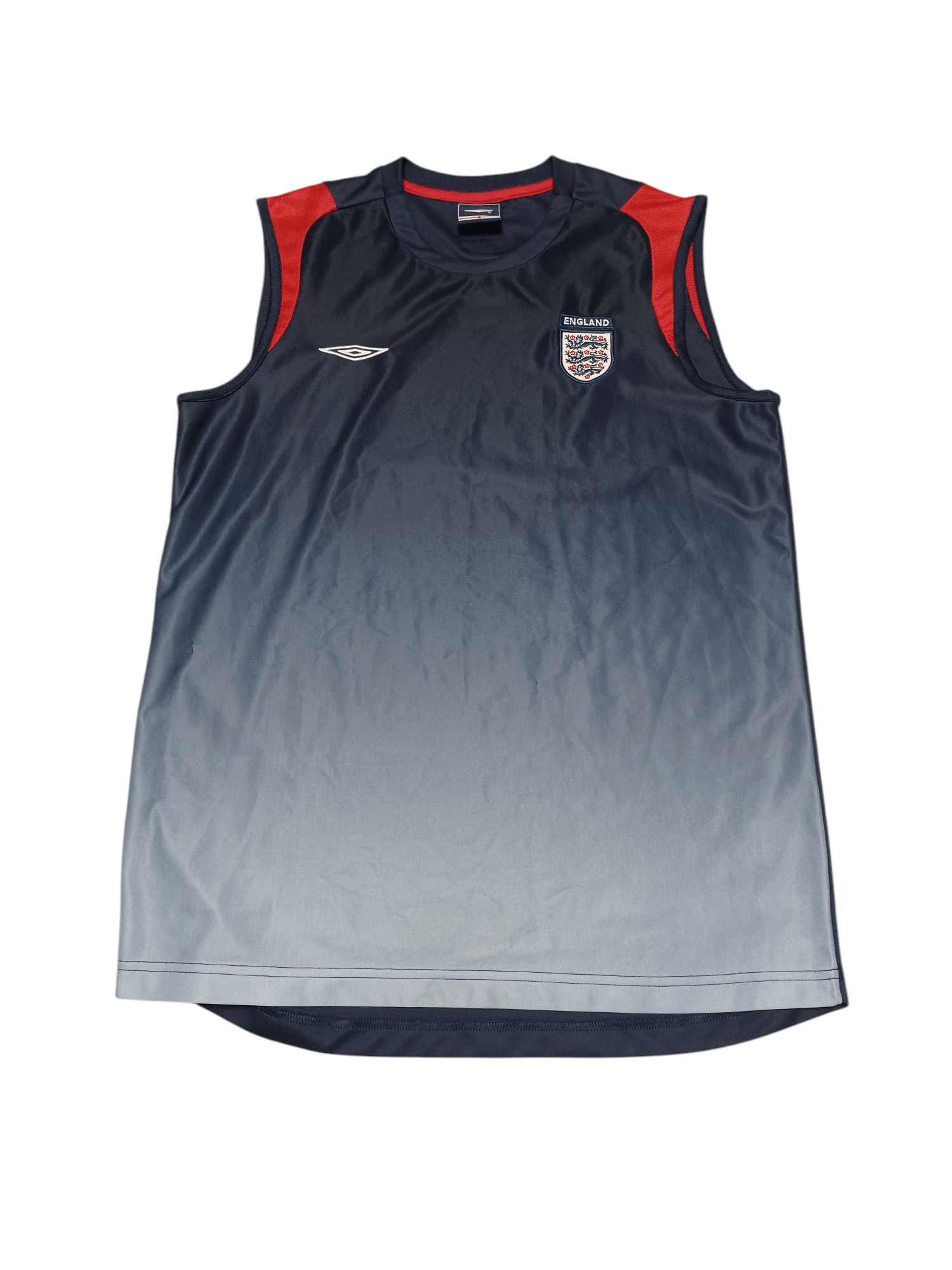 Umbro UMBRO ENGLAND VINTAGE SOCCER JERSEY SLEVELESS DRILL Size US L / EU 52-54 / 3 - 1 Thumbnail