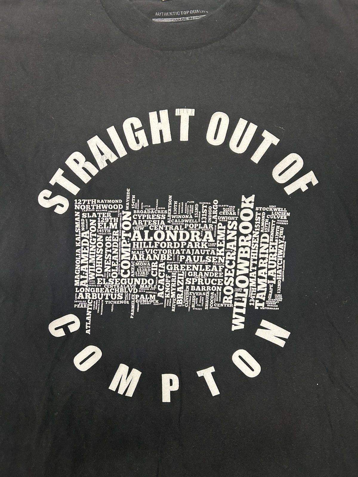 Vintage Crazy Y2K Essential Straight Outta Compton Movie Tee Shirt Size US M / EU 48-50 / 2 - 2 Thumbnail