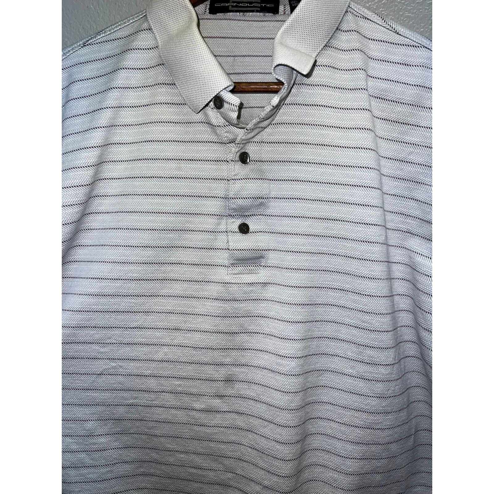 Vintage The Broadmoor Golf Polo Shirt Club Carnoustie Stained Large Size US L / EU 52-54 / 3 - 2 Thumbnail