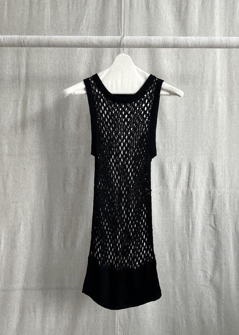 Limi Feu Limi Feu 2004 Silk Blend Net Knit Vest Size S / US 4 / IT 40 - 2 Thumbnail
