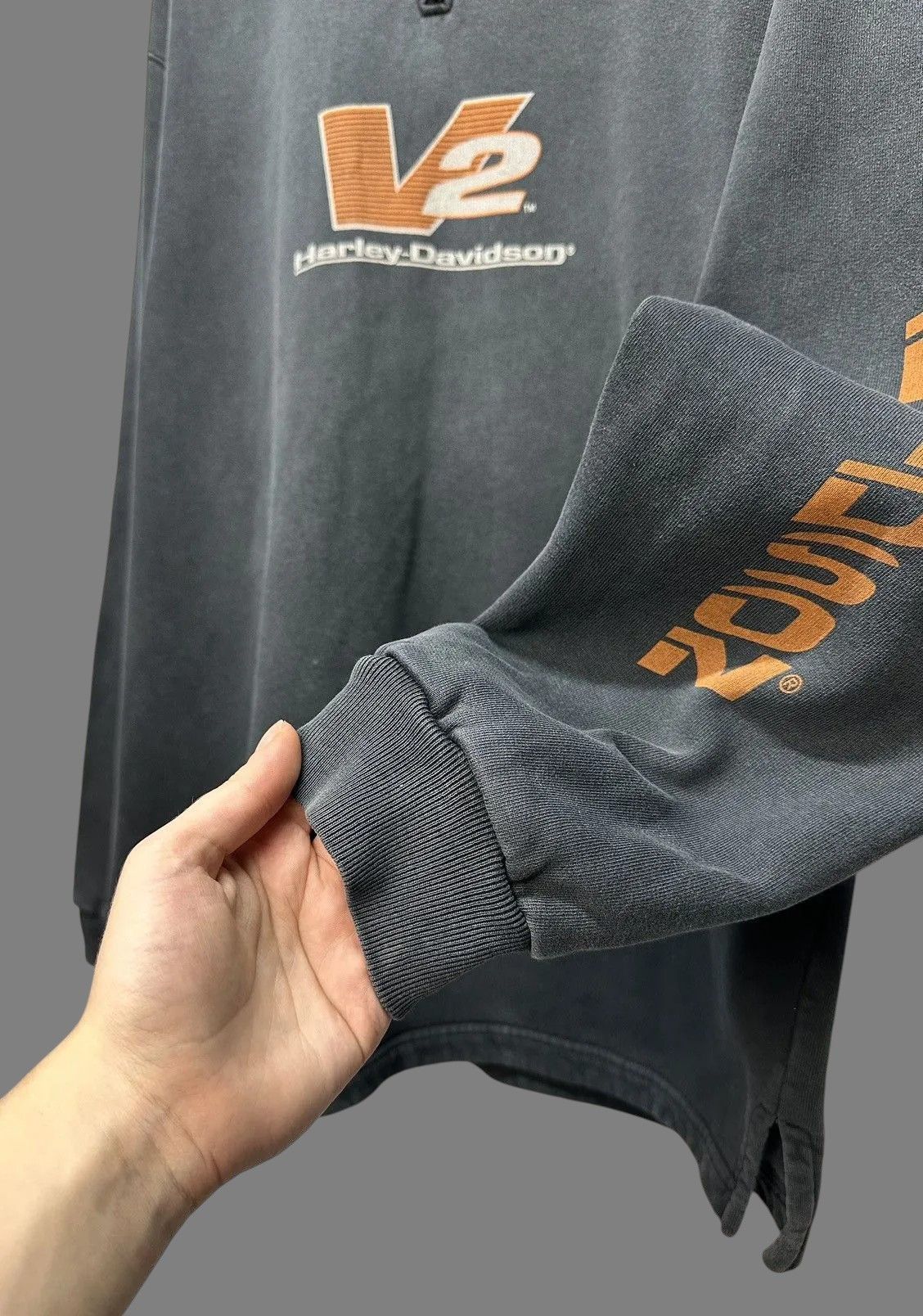 Indian Motorcycle Vintage Harley Davidson Y2K Black Quarter Zip Sweatshirt L Size US L / EU 52-54 / 3 - 6 Thumbnail