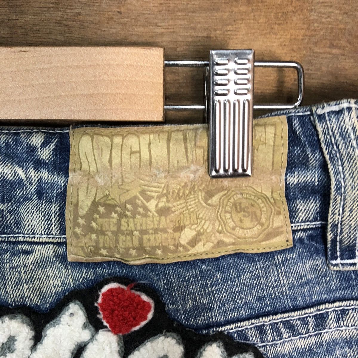 Japanese Brand Vintage Standard distressed ripped Blue Denim Pants #7381 Size 28" / US 6 / IT 42 - 19 Thumbnail