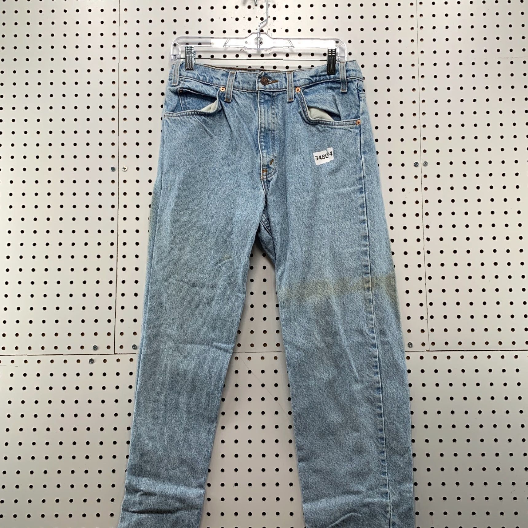 Levi's VINTAGE Levi's 550 Jeans Mens 32x34 Light Wash Orange Tab Denim 90s Slim/Tapered Men Size US 32 / EU 48 - 2 Thumbnail