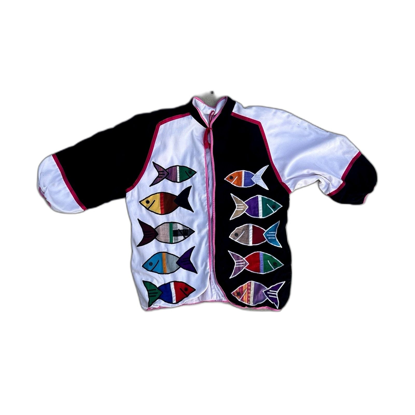 Victorinox Vintage Victor Camarena Mexican Fish Art Jacket Womens L Emb Size US L / EU 52-54 / 3 - 8 Thumbnail
