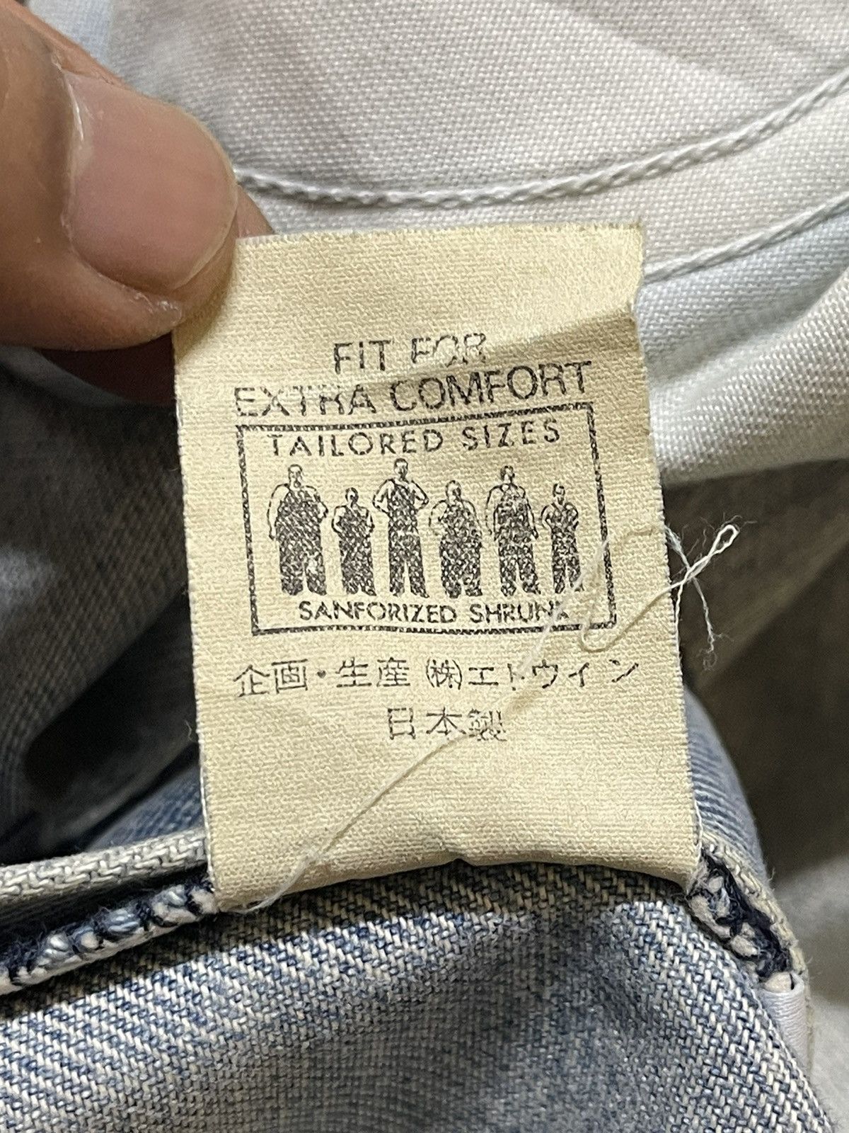 Lee Vintage 90s Lee Faded Wash Distressed Style Loose Jeans Size US 30 / EU 46 - 11 Thumbnail