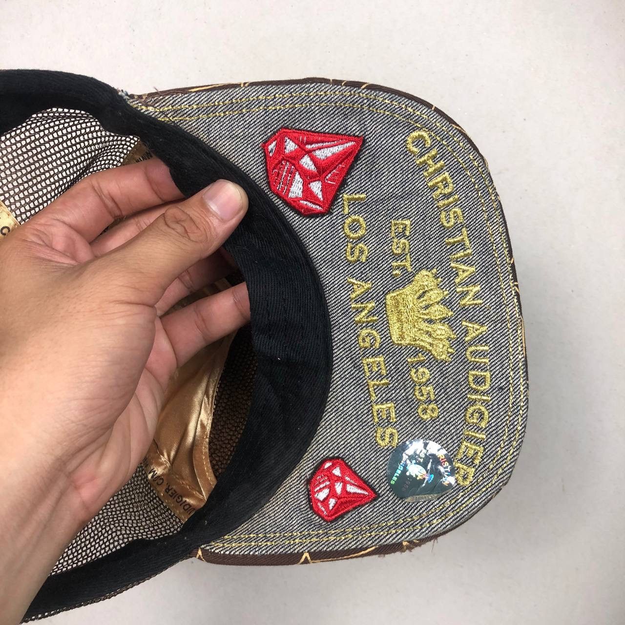 Christian Audigier HOT🔥 Christian Audigier Ed Hardy Trucker Hat Skull Cap Size ONE SIZE - 7 Thumbnail