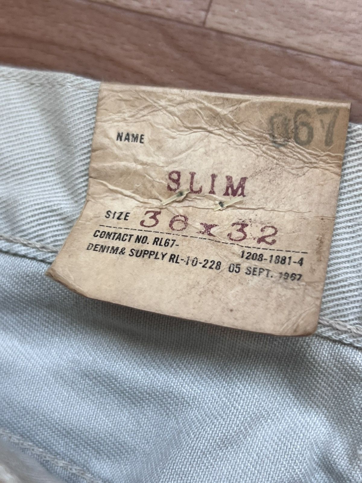 Ralph Lauren Ralph Lauren Denim & Supply Slim Men’s Beige Size 36/32 Size US 36 / EU 52 - 4 Thumbnail