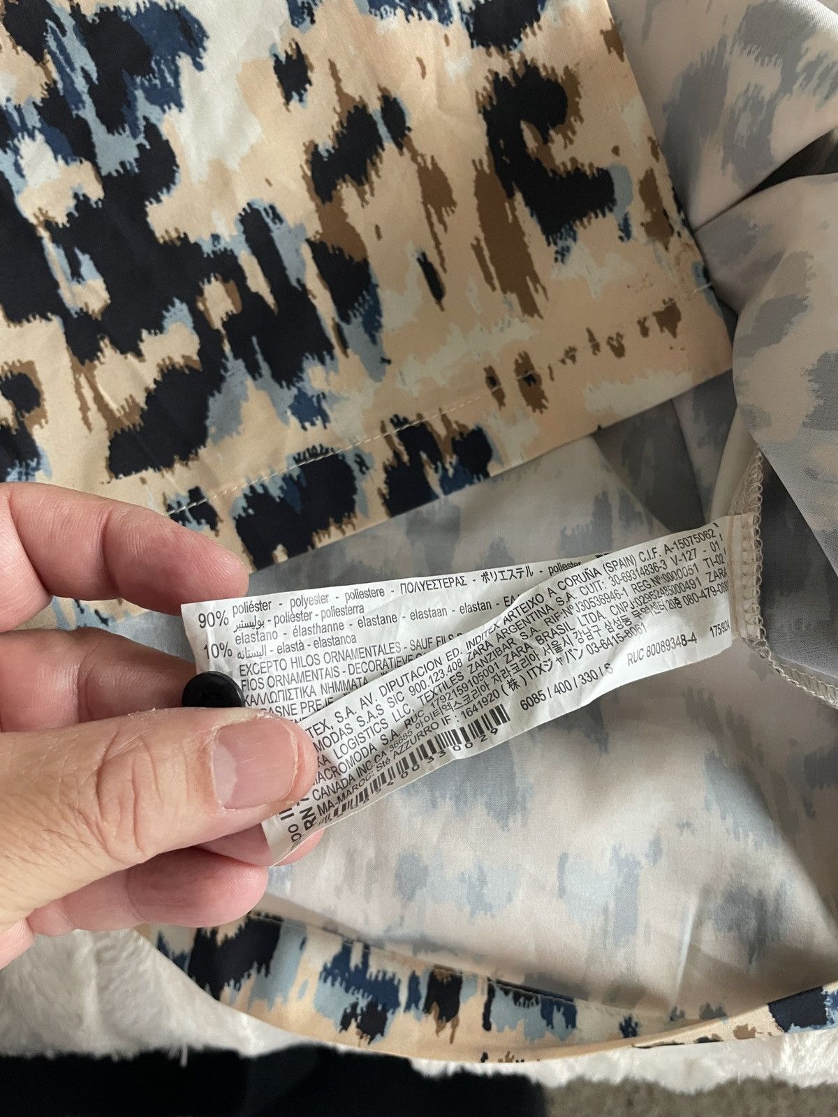 Rhude × Zara Patterned 1 Pocket SS button front shirt Size US S / EU 44-46 / 1 - 9 Thumbnail