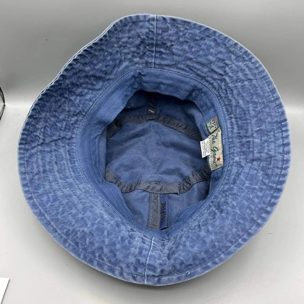 The Game The Game Hat Men Blue Blank Plain Bucket Cap Cotton New Size ONE SIZE - 7 Thumbnail