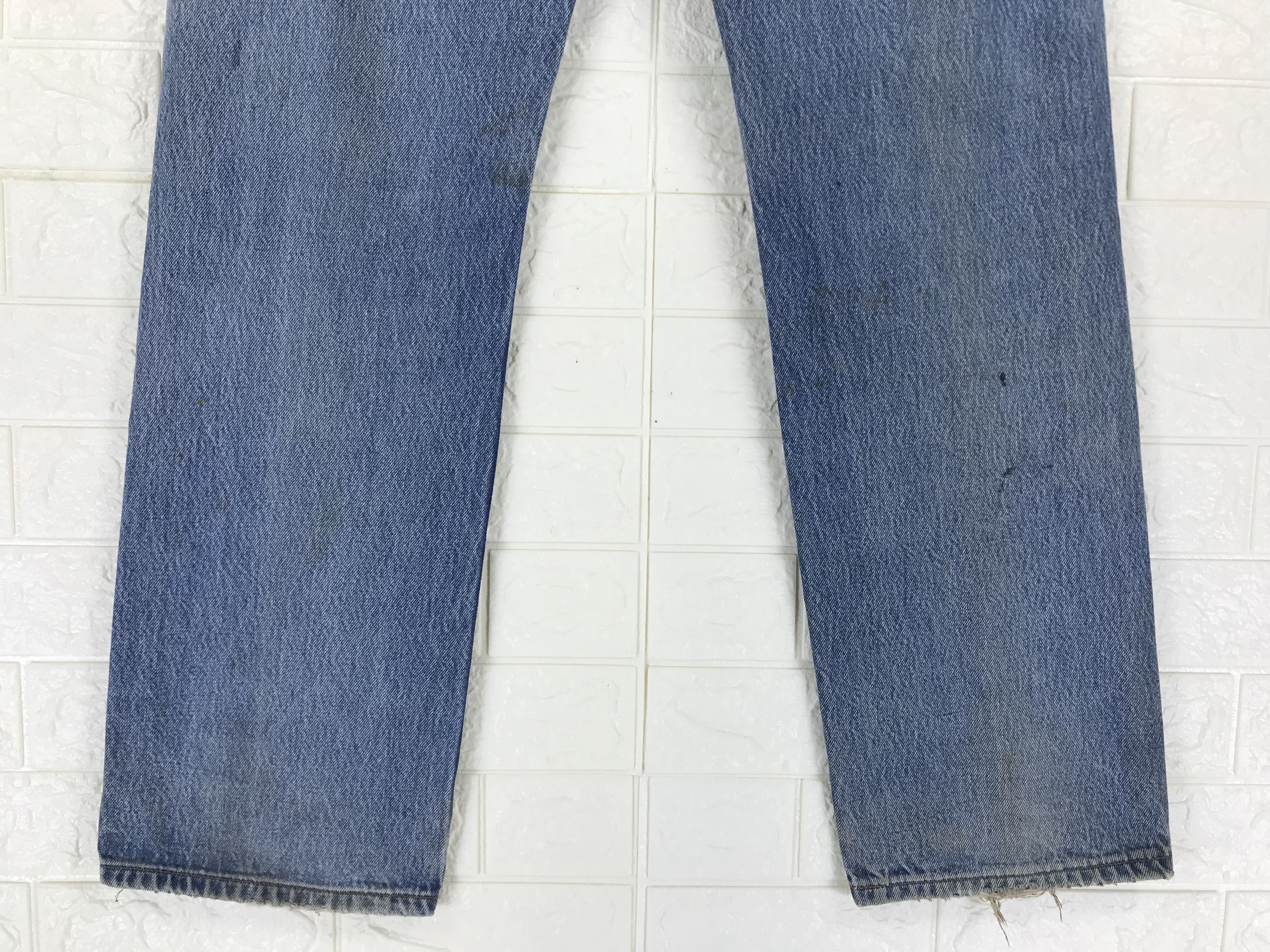 Levi's Vintage Levi's 501 Jeans Rusty Blue Distressed Denim Size US 34 / EU 50 - 8 Thumbnail
