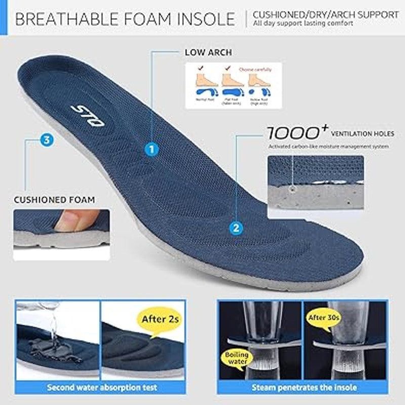 Other STQ Women's 7.5 Blue Mesh Slip-On Arch Support Walking Shoes Size US 7.5 / IT 37.5 - 2 Thumbnail