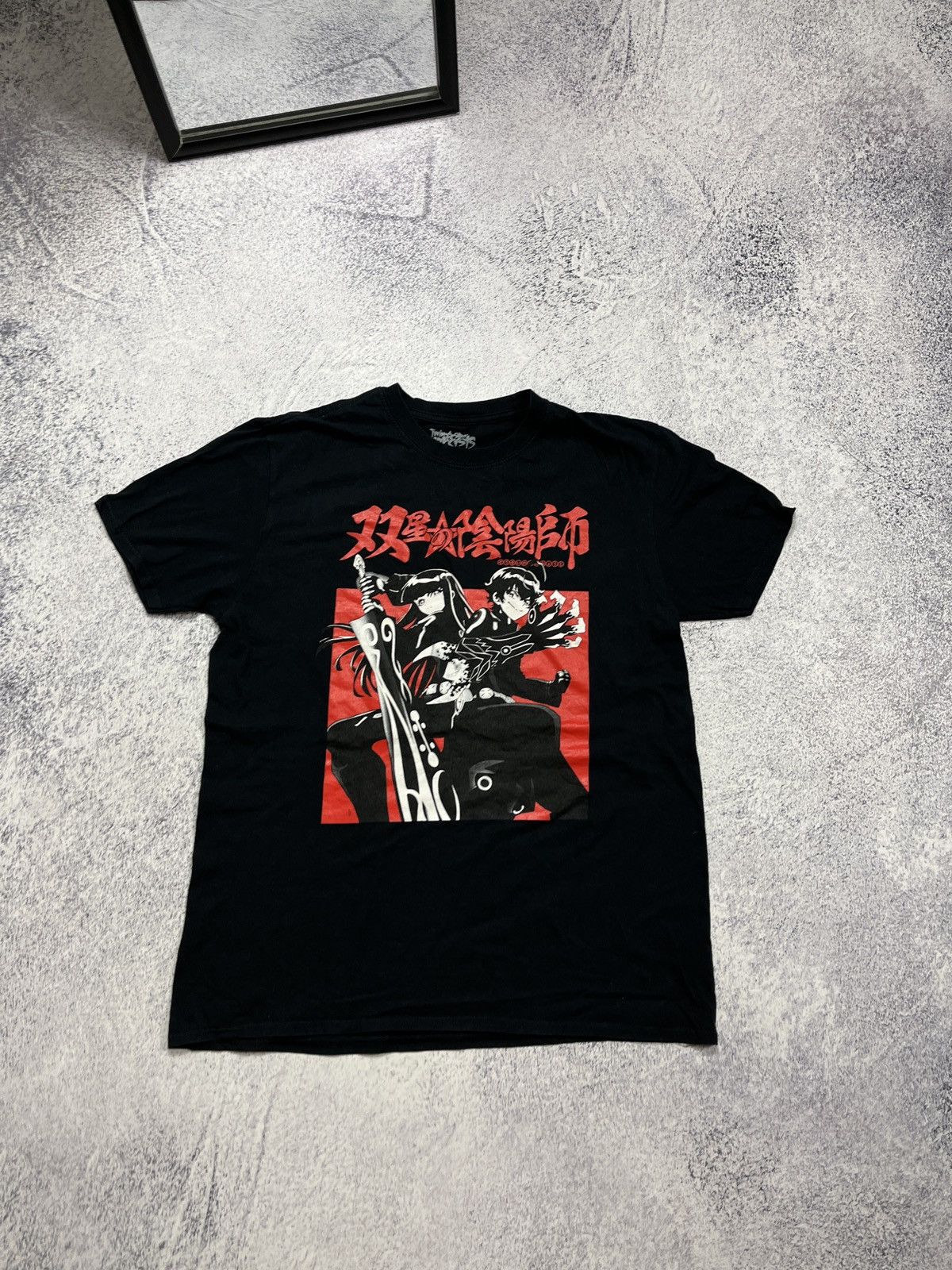 Anime × Cartoon Network × Vintage Vintage Anime Graphic T Shirt Twin Star Exorcists Cartoon Size US XL / EU 56 / 4 - 1 Thumbnail