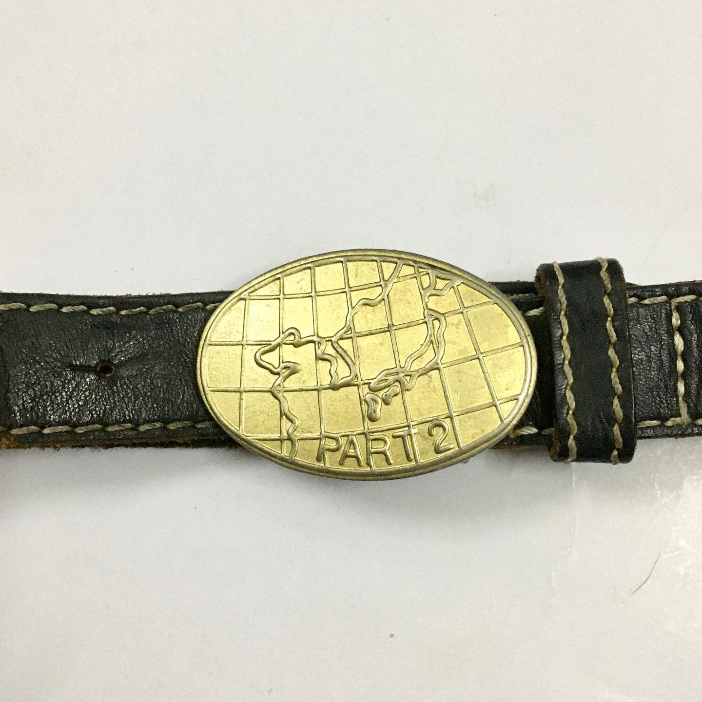 Junko Shimada Junko Shimada Part 2 Leather Buckle Belt Size ONE SIZE - 5 Thumbnail