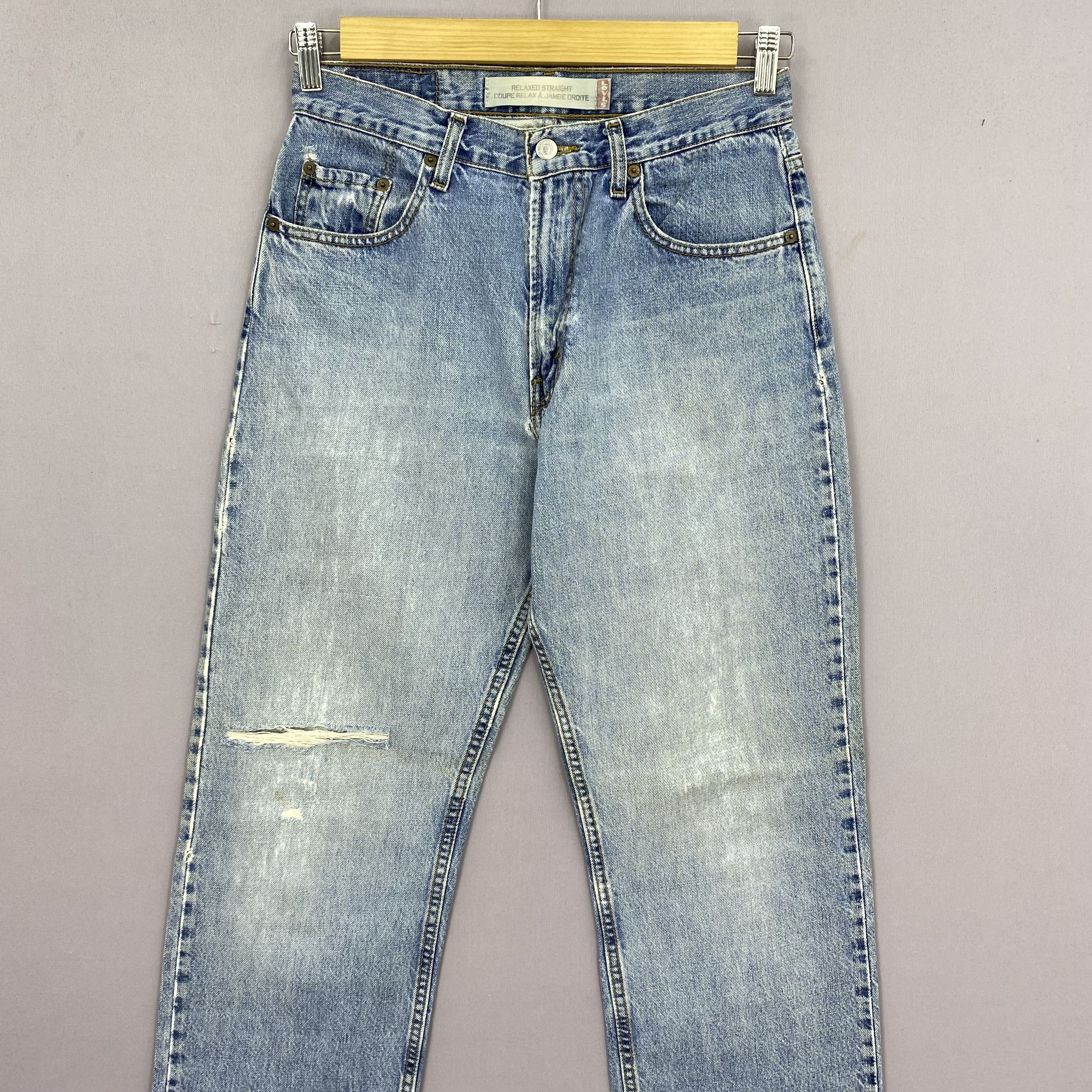 Levi's Vintage Distressed Light Wash Levis Jeans Denim BS47155 Size 28" / US 6 / IT 42 - 3 Thumbnail