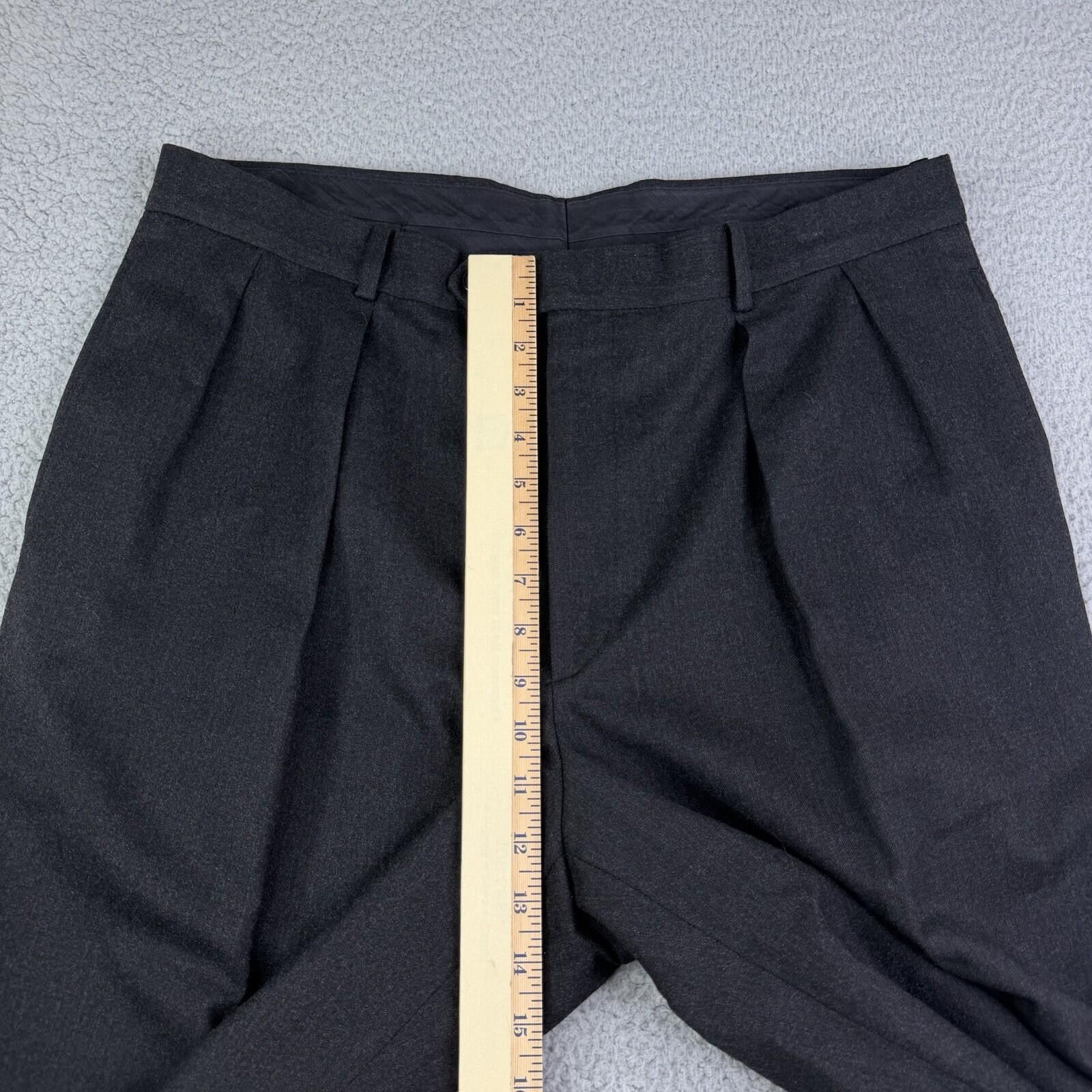 Other Vitale Barberis Canonico Gray Wool Dress Pants Men's 36x31 Size US 36 / EU 52 - 7 Thumbnail
