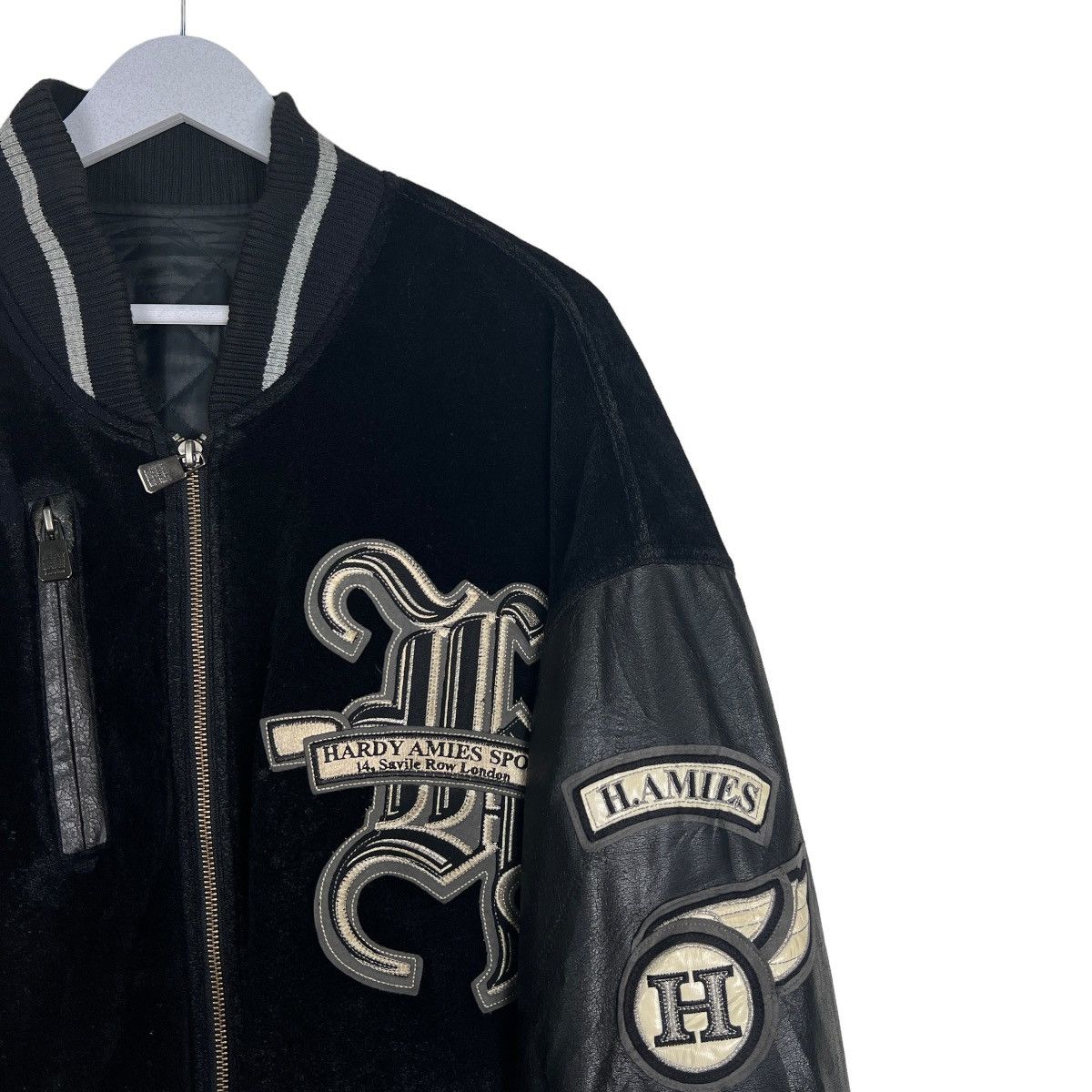 Hardy Amies 🔥 VINTAGE HARDY AMIES SPORT EMBOIDERY BOMBER JACKET Size US XL / EU 56 / 4 - 8 Thumbnail