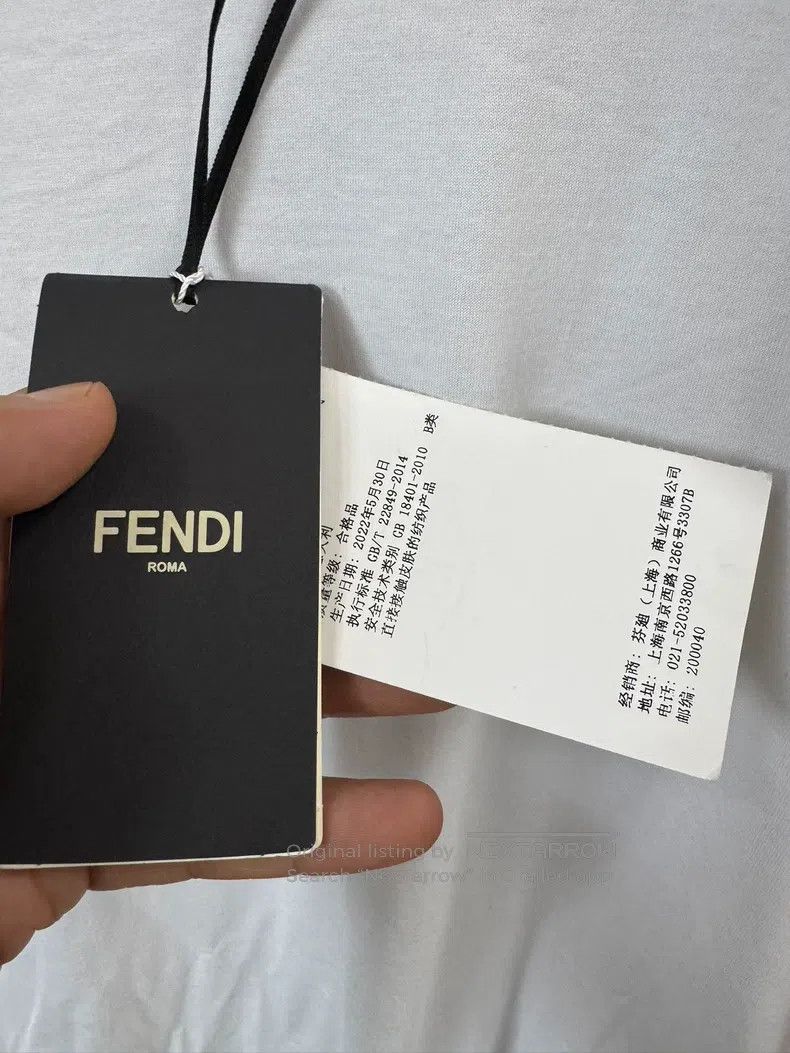 Fendi Fendi Short Sleeve T-Shirts Size US L / EU 52-54 / 3 - 3 Thumbnail