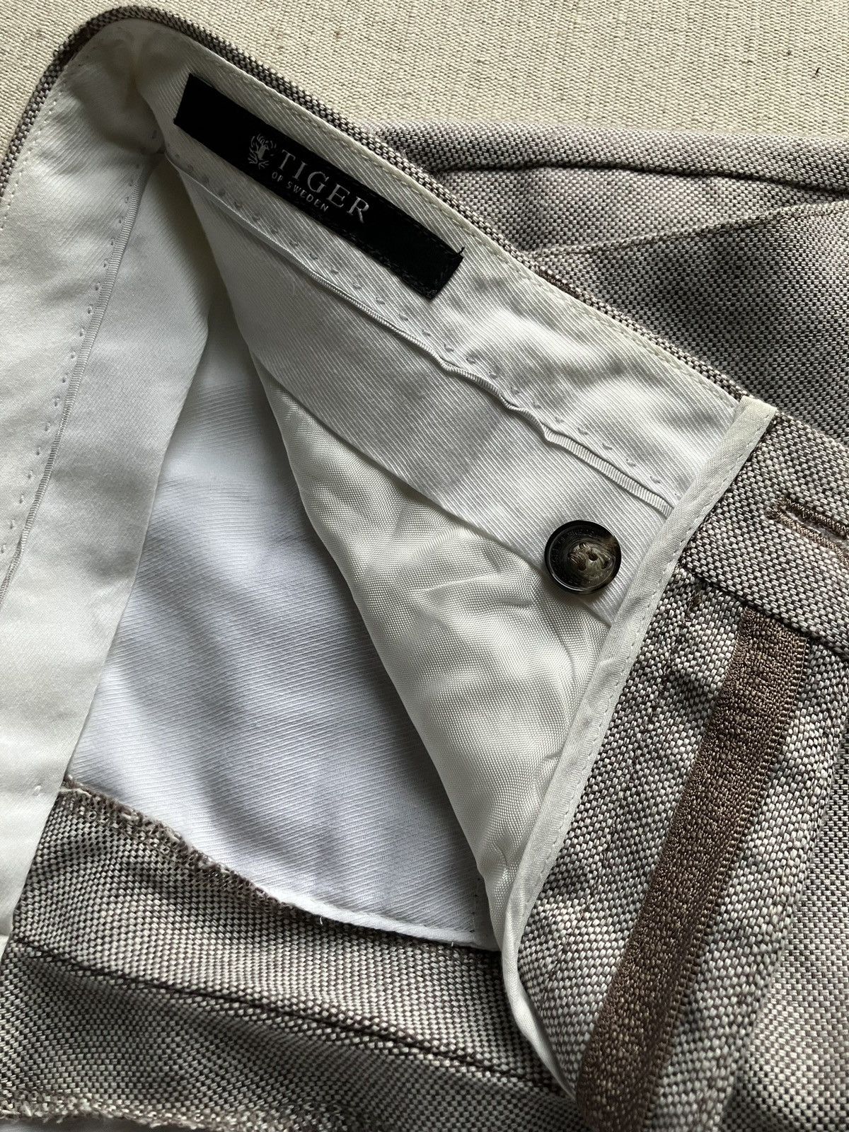 Tiger of Sweden Tiger of Sweden linen blend trouser - 46IT Size 36R - 4 Thumbnail