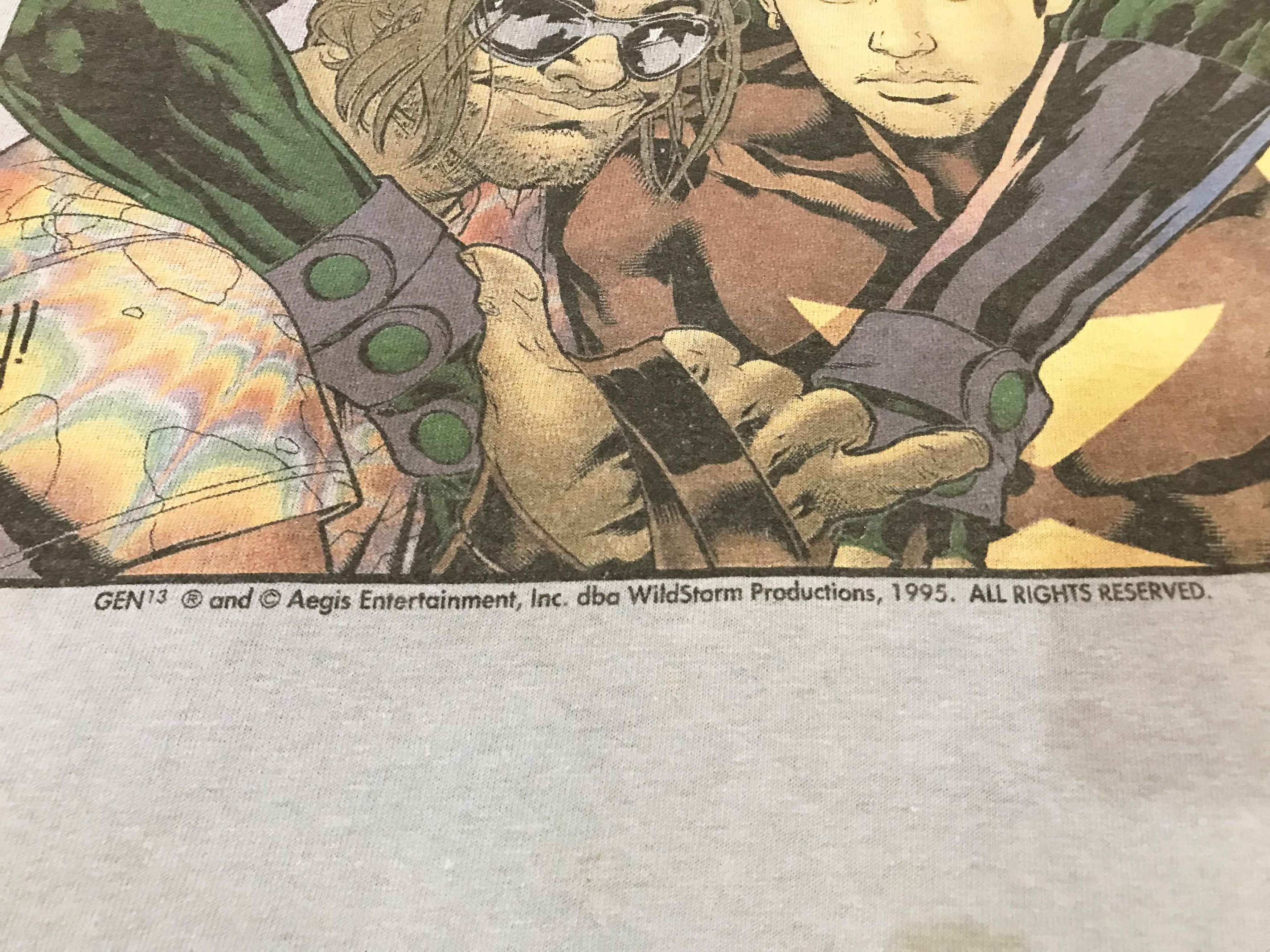 Vintage Vintage 1995 Gen 13 Ordinary Heroes Wildstorm Comic T-Shirt Size US XL / EU 56 / 4 - 4 Thumbnail