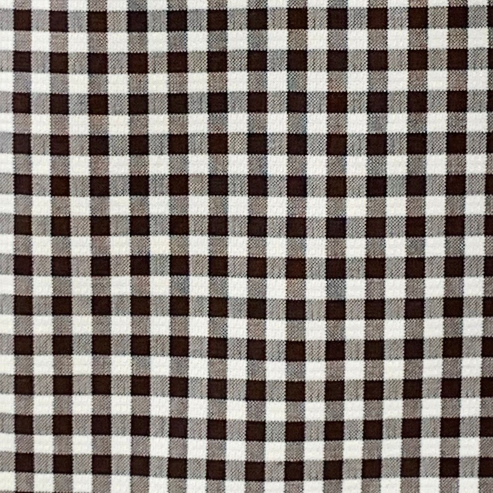 Brooks Brothers Black Fleece BLACK FLEECE White Brown Checkered Cotton Silk Sport Coat Size 42R - 2 Thumbnail