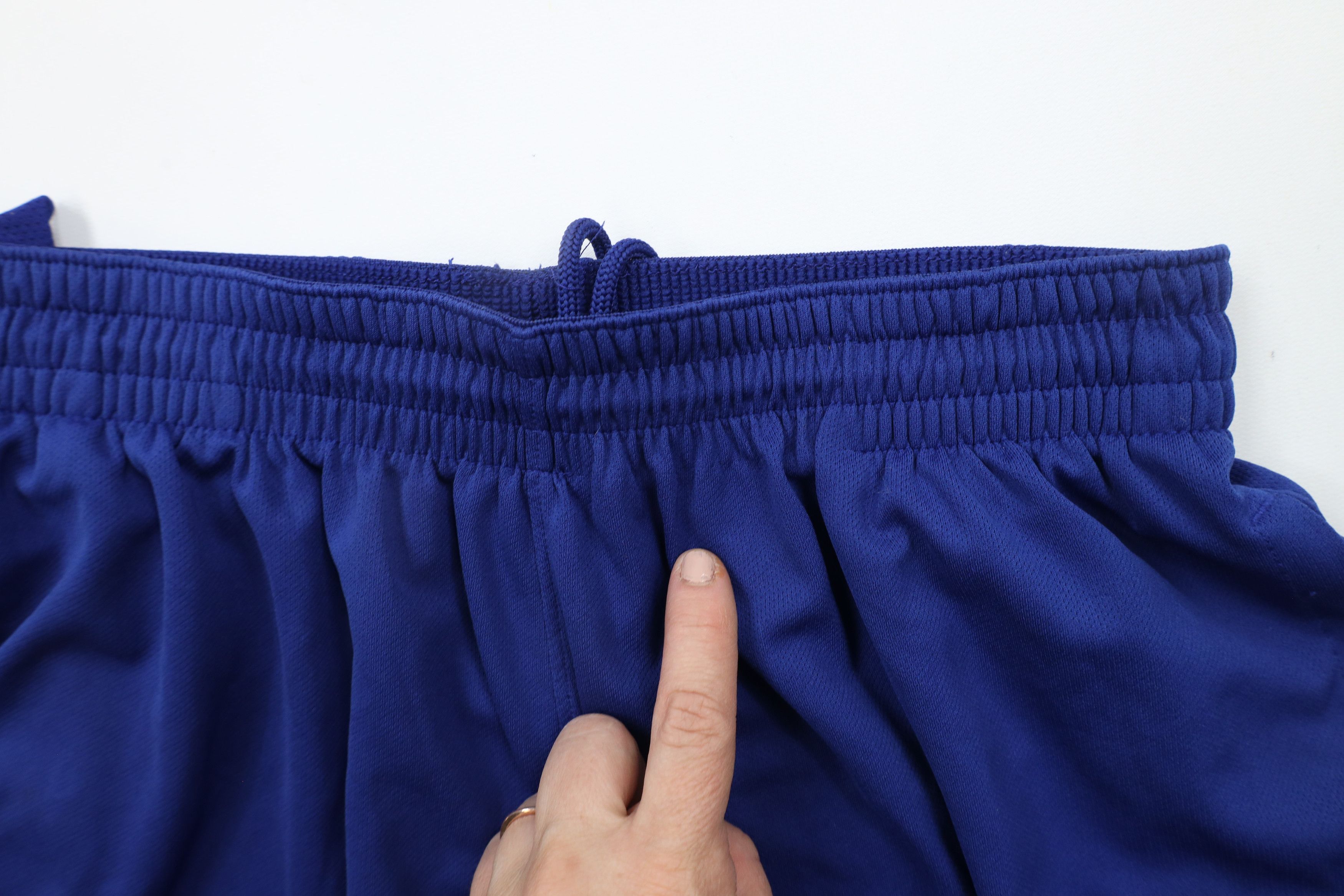 Nike × Vintage Nike Air Jordan Jumpman Gym Basketball Shorts Blue Polyester Size US 36 / EU 52 - 14 Thumbnail