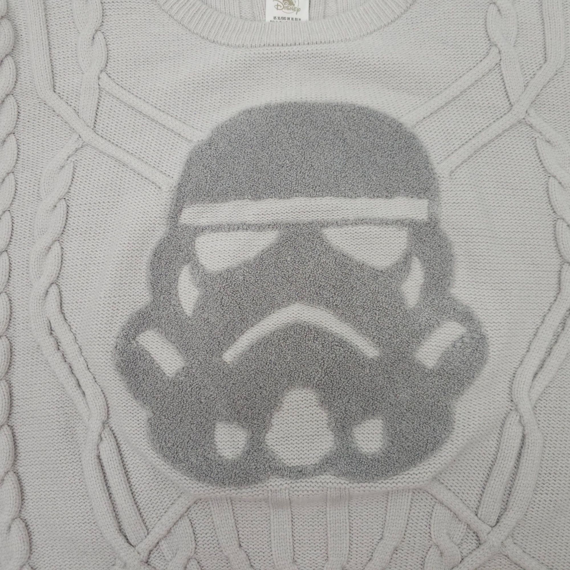 Disney Disney Star Wars Stormtrooper Cable Knit Sweater Adult XL Size US XL / EU 56 / 4 - 9 Thumbnail