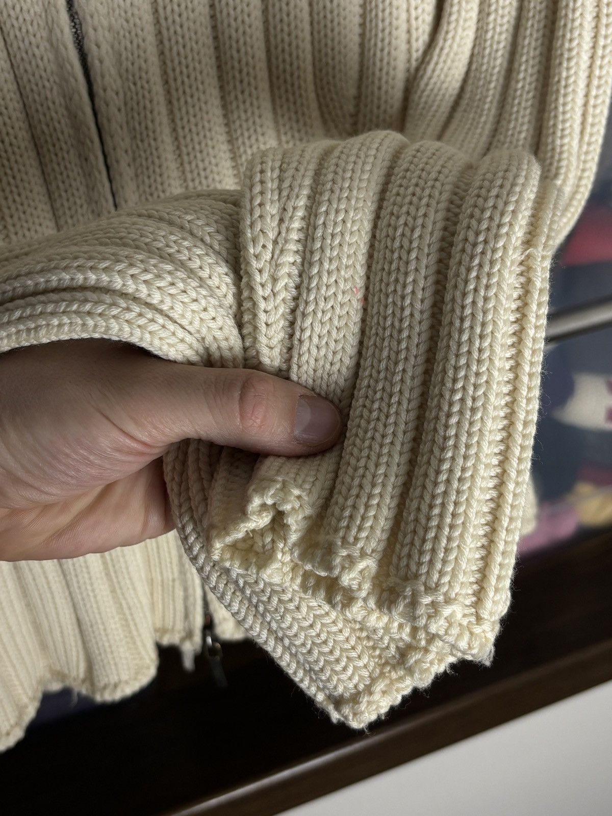 Hugo Boss Hugo Boss Vintage Knit Zip Up Sweater Size L / US 10 / IT 46 - 6 Thumbnail