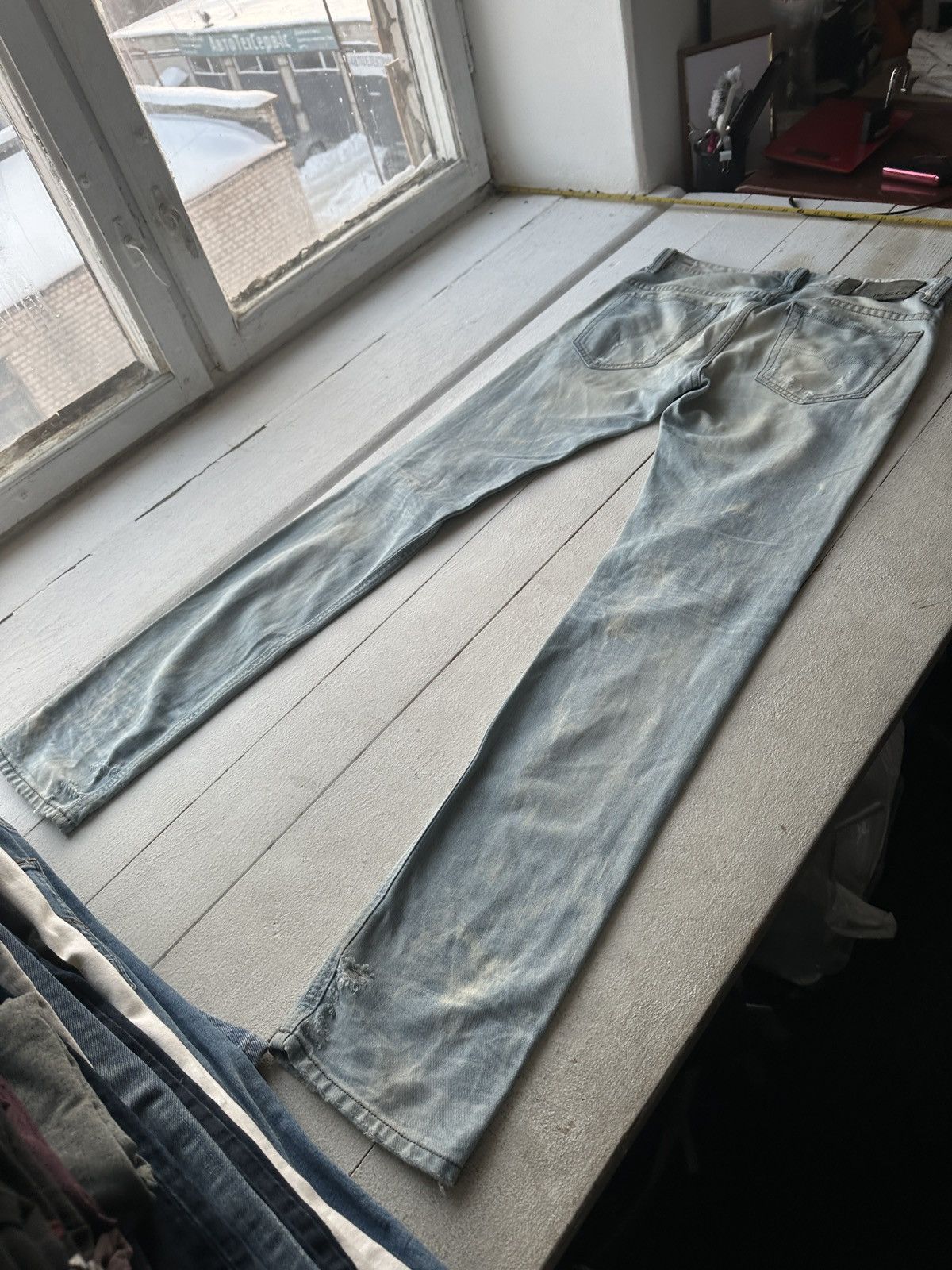 Diesel 🚨 RARE DIESEL MEN DENIM JEANS AVANT GARDE IFSIXWASNINE Y2K Size US 34 / EU 50 - 12 Thumbnail