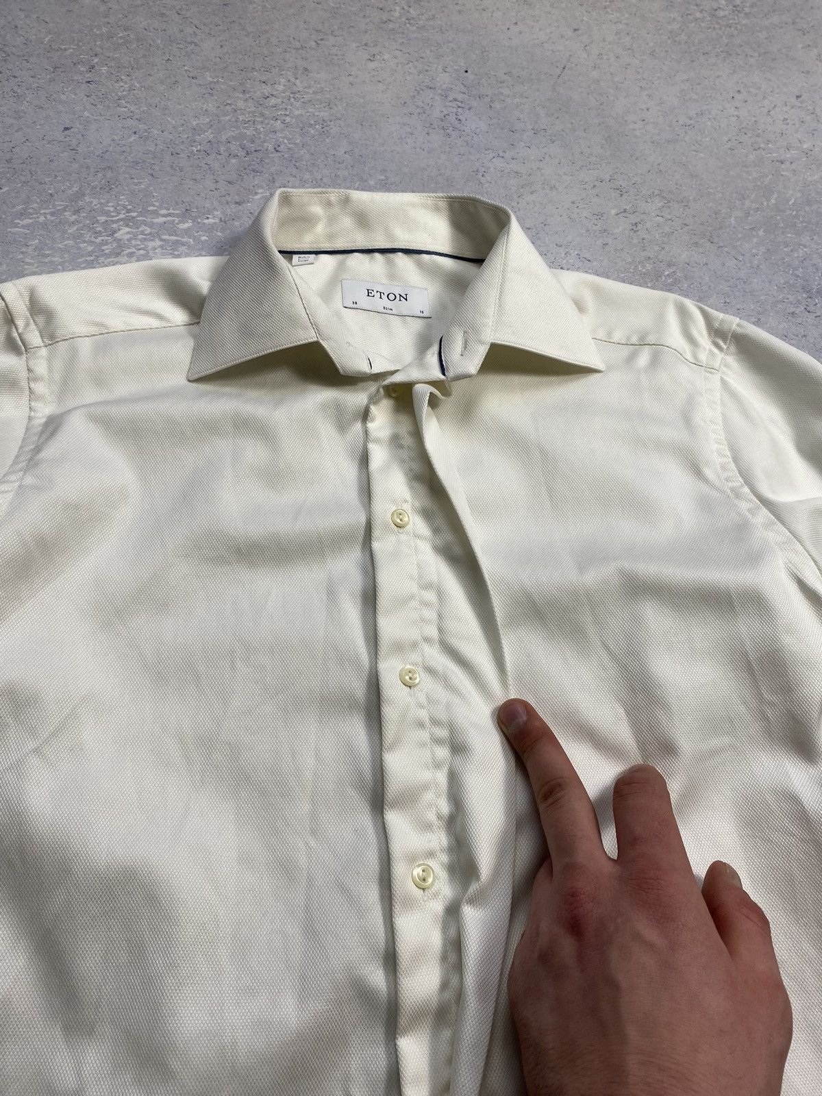 Eton Eton Men’s White Shirt Size 38 Size US S / EU 44-46 / 1 - 14 Thumbnail