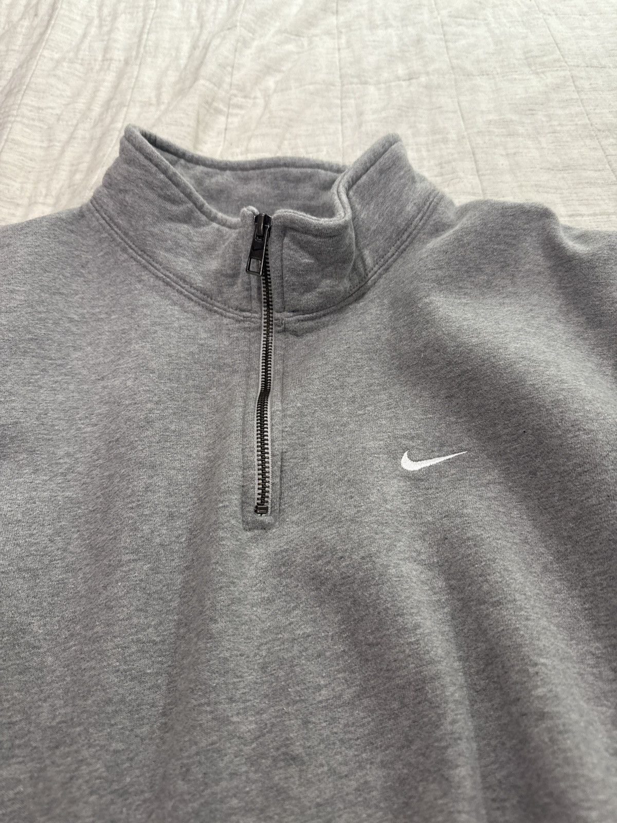 Nike grey Nike quarter zip up size XL Size US XL / EU 56 / 4 - 1 Thumbnail