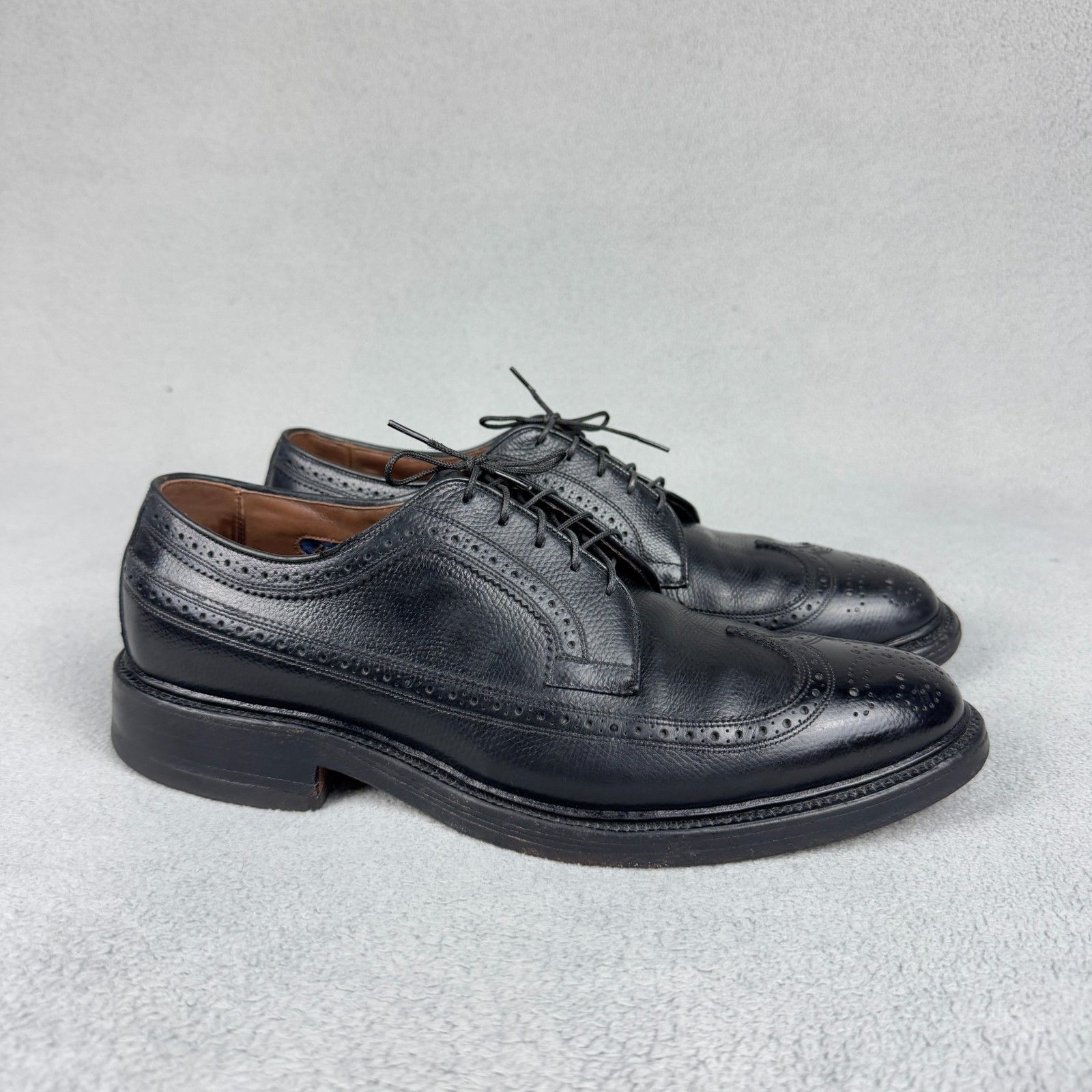 Allen Edmonds Allen Edmonds MacNeil Black Pebble Grain Longwing USA 9D Size US 9 / EU 42 - 2 Thumbnail