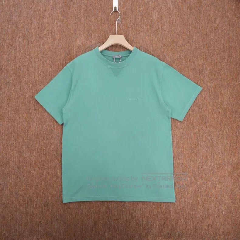 Dior Embroidered slogan logo short sleeves