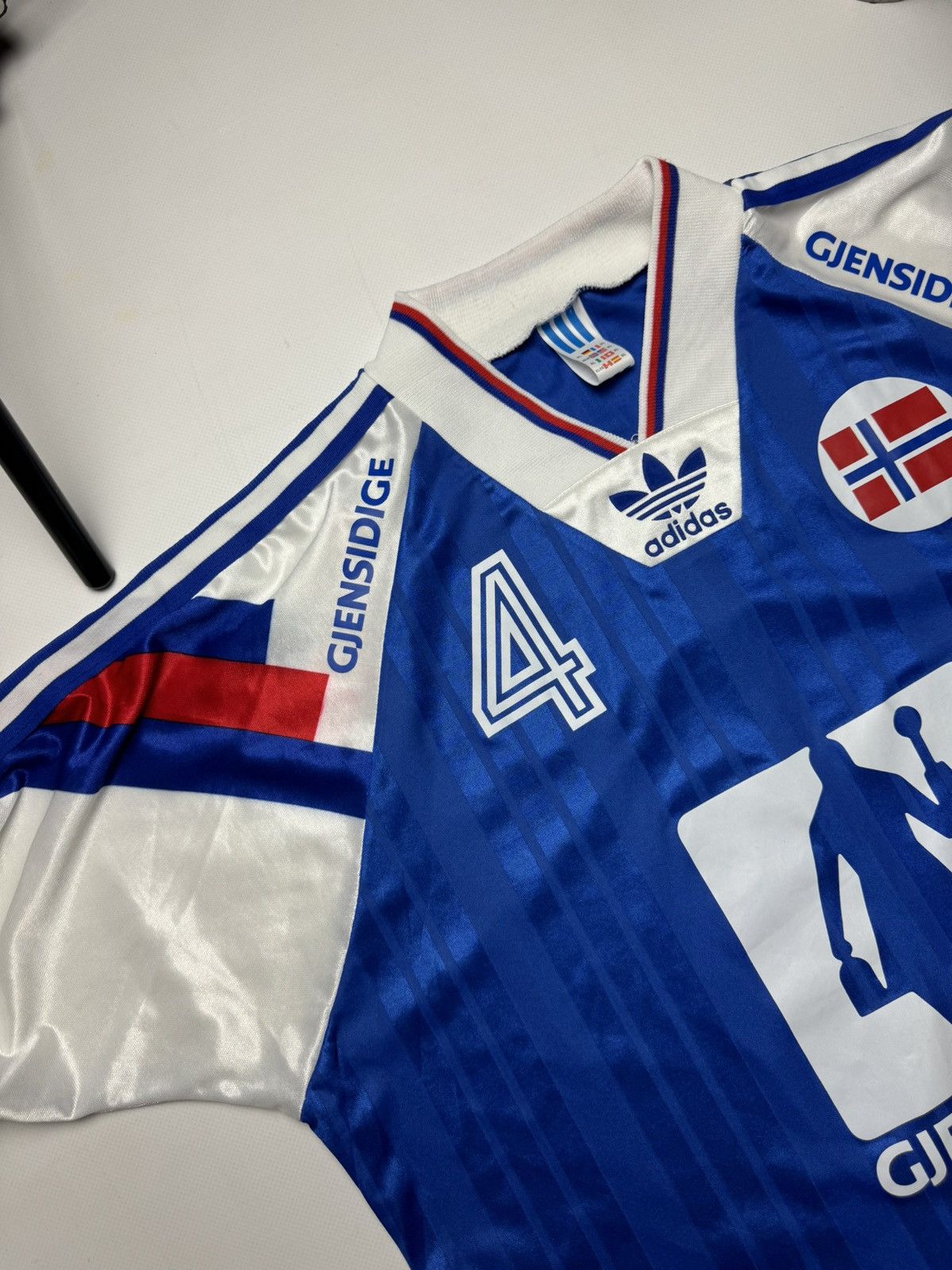 Vintage Rare vintage adidas Norway handball jersey y2k Size US XL / EU 56 / 4 - 4 Thumbnail