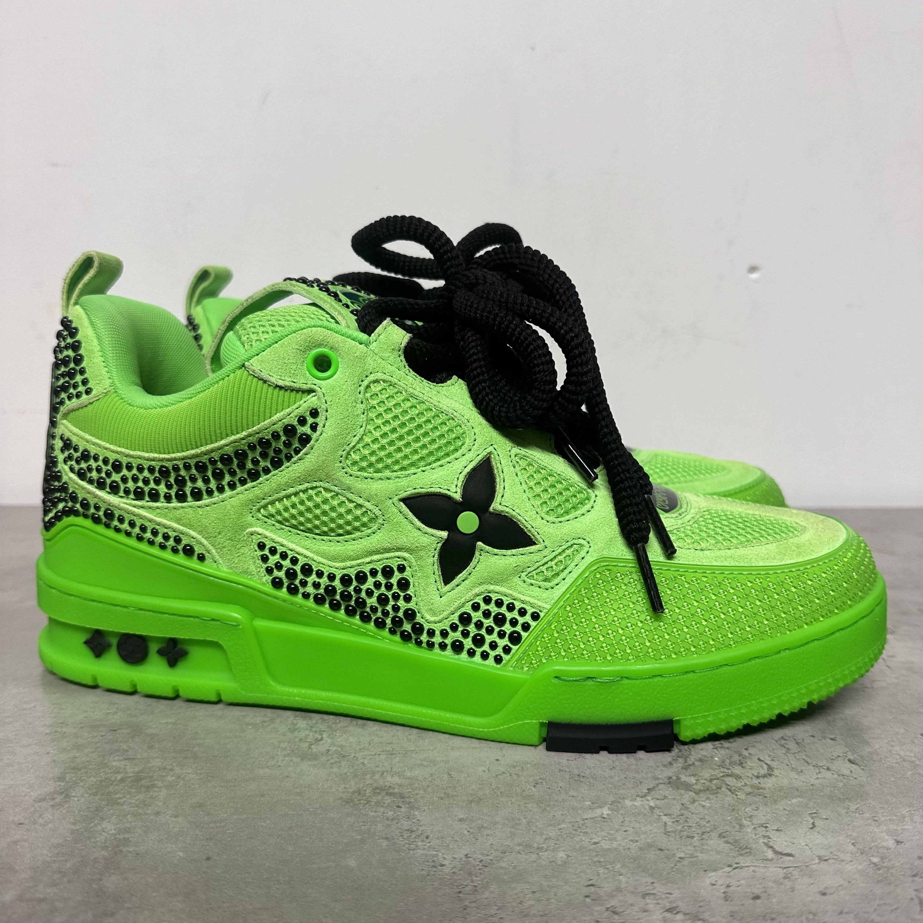 Louis Vuitton Louis Vuitton Skate US9.5 LV Trainer Mens green trainer Size US 9.5 / EU 42-43 - 2 Thumbnail