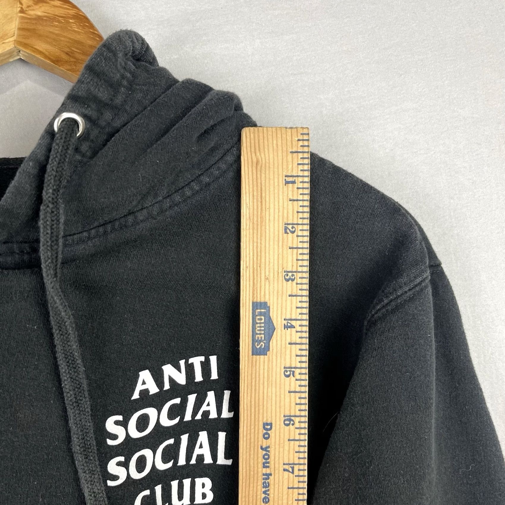 Anti Social Social Club VINTAGE Anti Social Social Club Hoodie Mens Small Black Sweatshirt Streetwear ASSC Size US S / EU 44-46 / 1 - 6 Thumbnail
