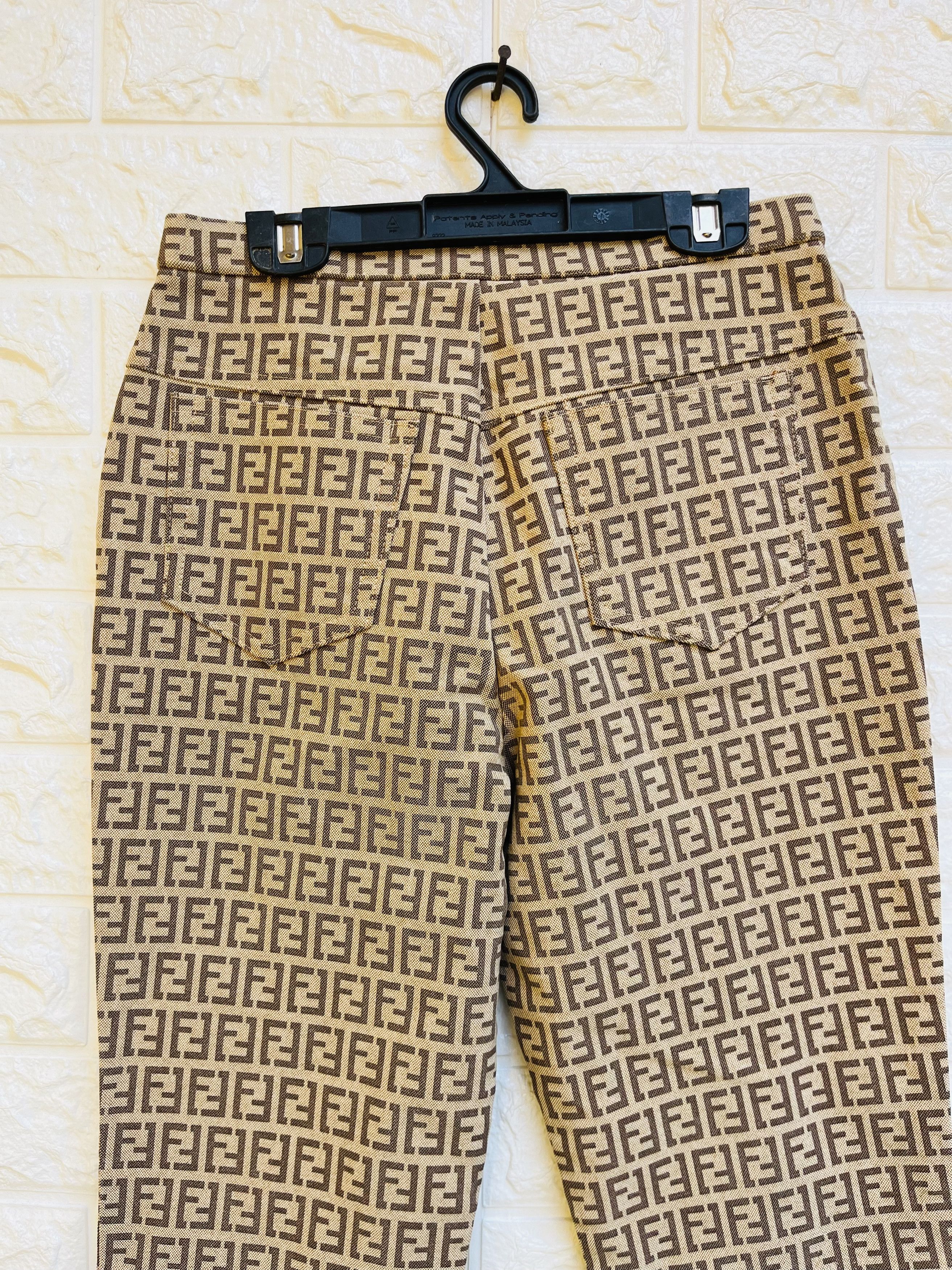 Japanese Brand × Vintage Vintage Monogram Japanese Designer Fashion Style Pant Size 24" / US 00 / IT 34 - 7 Thumbnail