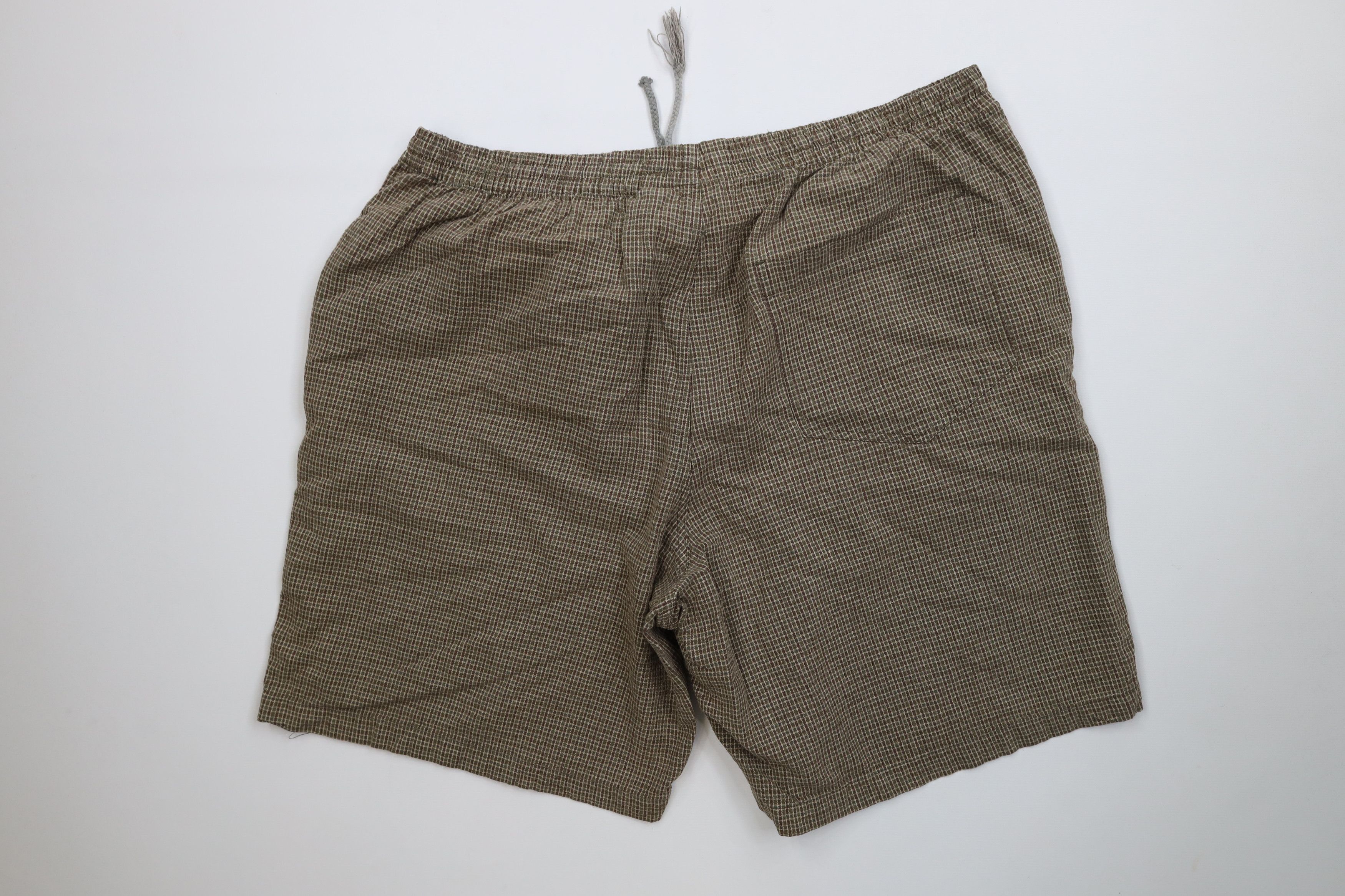 Vintage Vintage 90s Y2K Streetwear Knee Harem Shorts Plaid Cotton Size US 36 / EU 52 - 9 Thumbnail