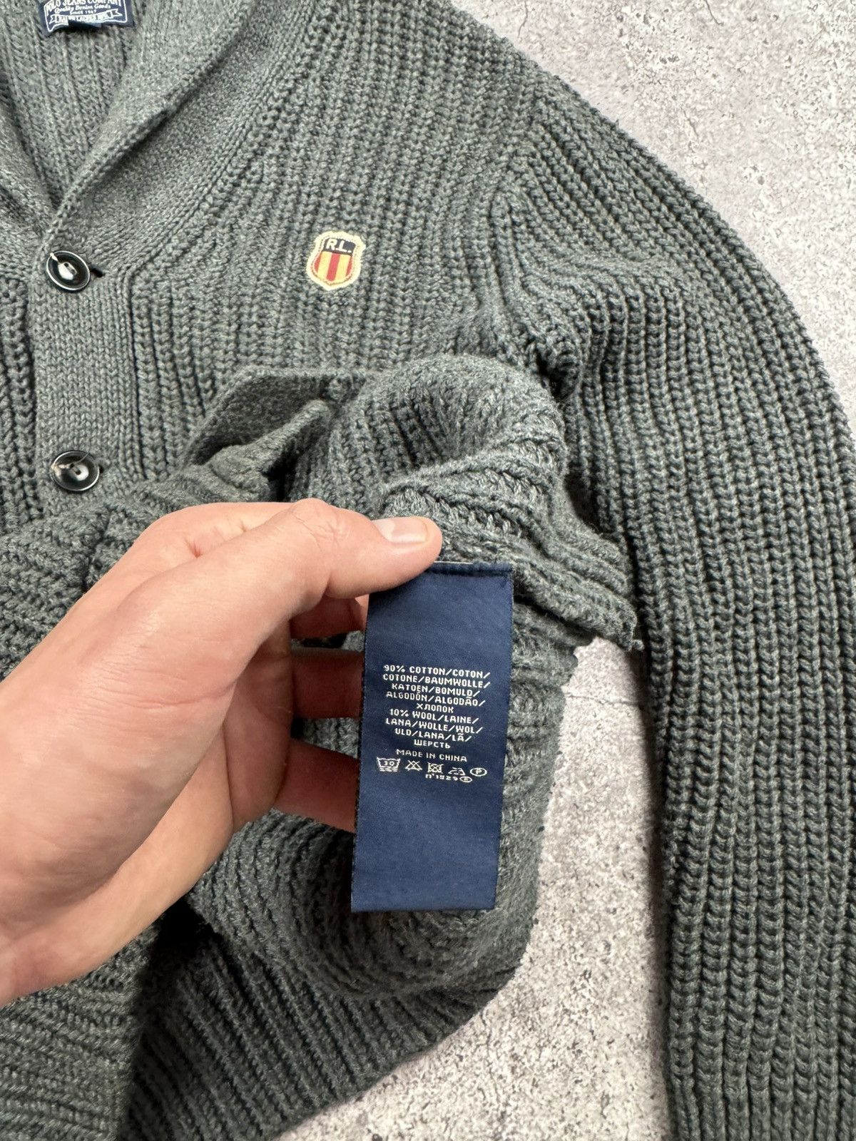 Polo Ralph Lauren Vintage Polo Ralph Lauren Cardigan Knitted Sweater Button-Up Size US M / EU 48-50 / 2 - 7 Thumbnail