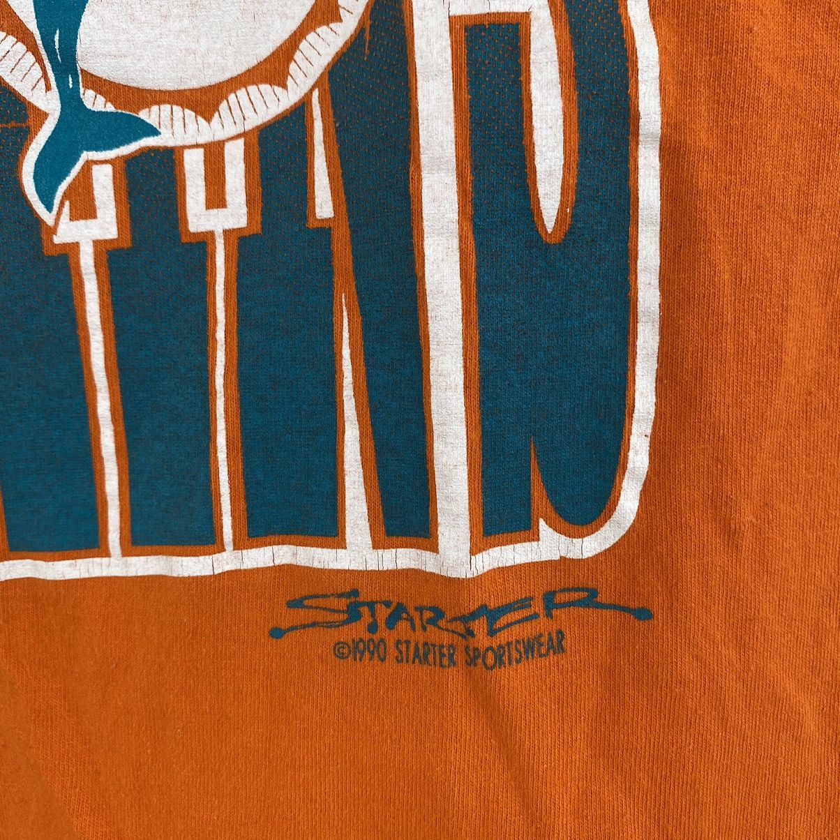 Starter × Vintage Vintage 1990 Miami Dolphins Shirt Large Made in USA Starter Size US L / EU 52-54 / 3 - 3 Thumbnail