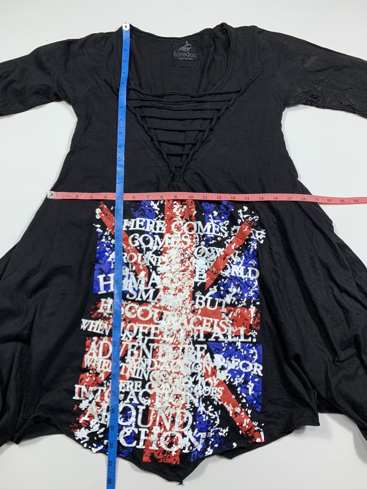 Isamu Katayama Backlash JPN RAREDOO, DISTRESSED GOTHIC PUNK LONG SLEEVE Size US M / EU 48-50 / 2 - 6 Thumbnail