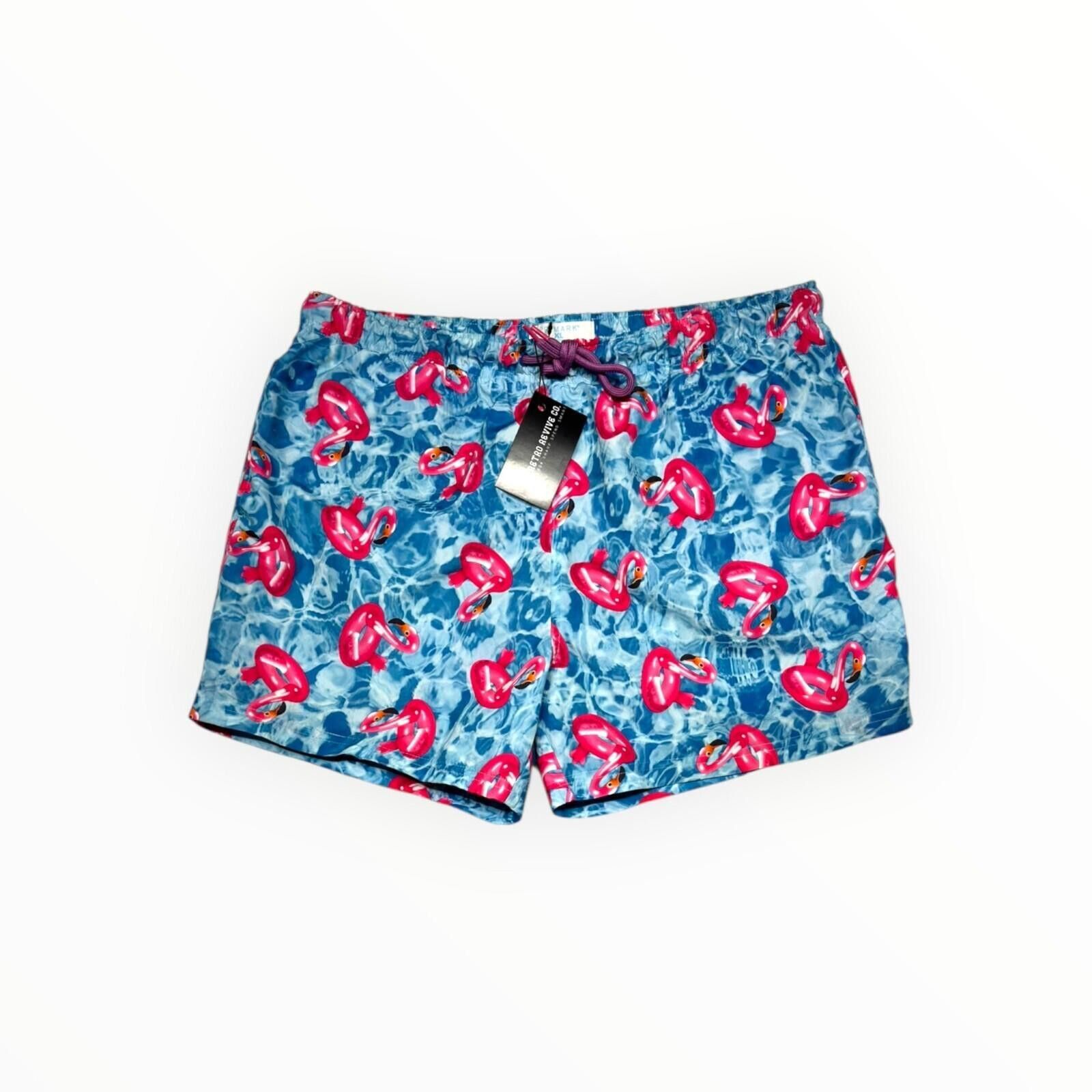 Primark Primark Swim Shorts Men's UK Size XL Blue Flamingo Float Size US 36 / EU 52 - 1 Thumbnail