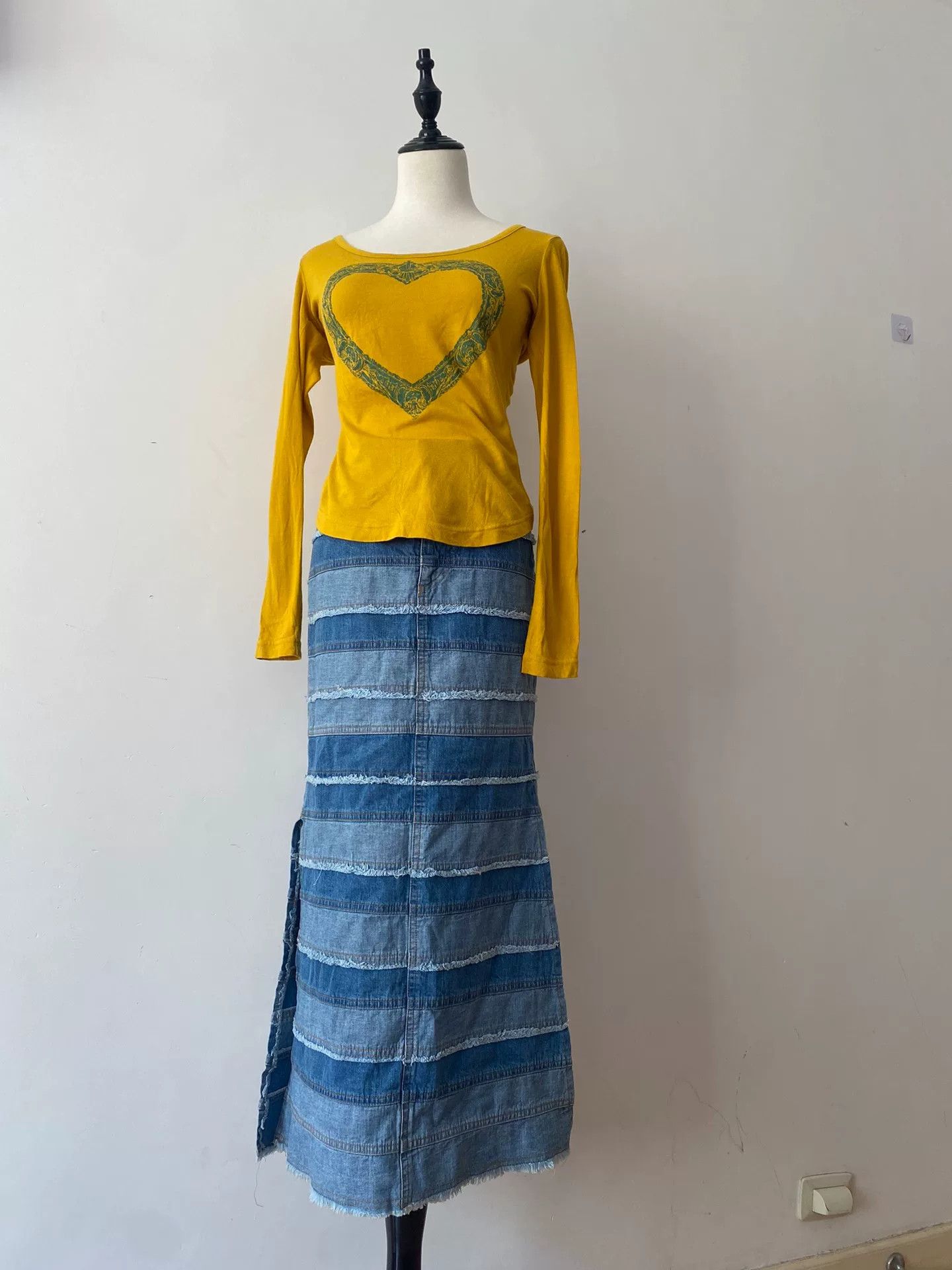 vivienne westwood yellow heart top