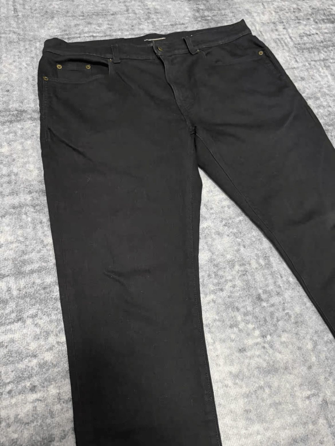 Saint Laurent Paris Saint Laurent Paris 22AW Elastic Denim-2508 Size US 36 / EU 52 - 3 Thumbnail