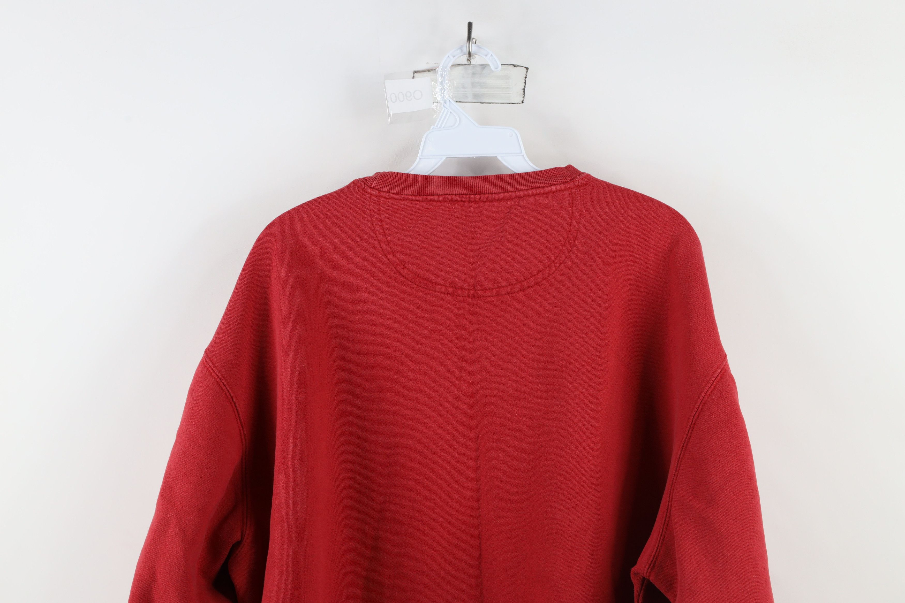 Aeropostale × Vintage Vintage Y2K 90s Aeropostale Spell Crewneck Sweatshirt Red Size US XL / EU 56 / 4 - 13 Thumbnail