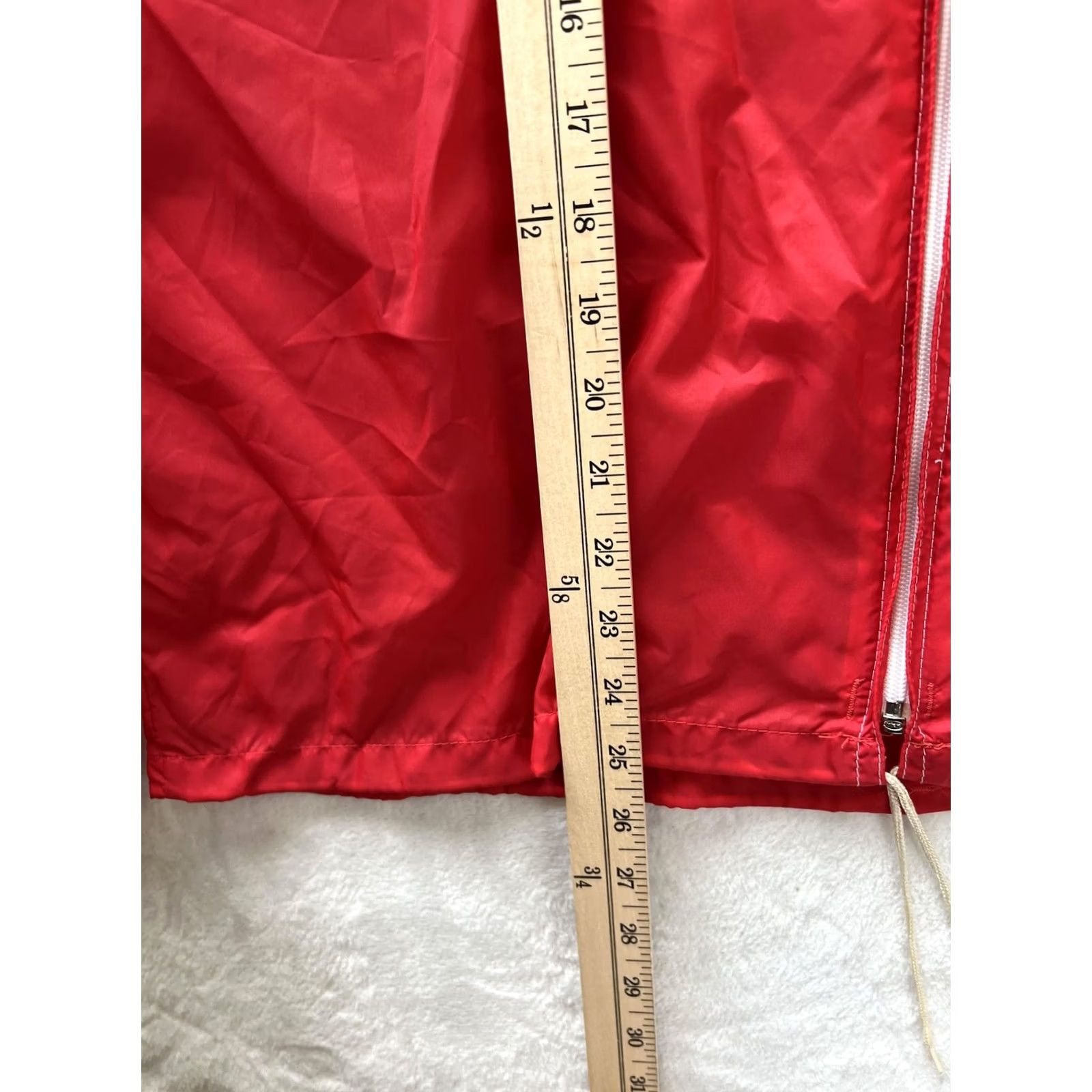 Sears VINTAGE Sears Jacket Mens XL Red Nylon Windbreaker Full Zip Pocket Stand Collar Size US XL / EU 56 / 4 - 5 Thumbnail