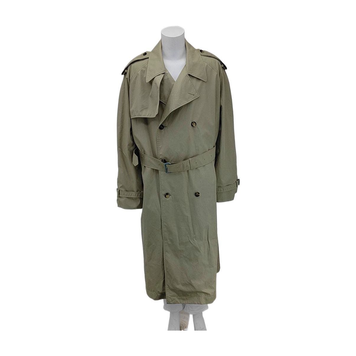 Burberry Burberry Cotton Double Breasted Trench Coat 60 Size US XXL / EU 58 / 5 - 1 Thumbnail