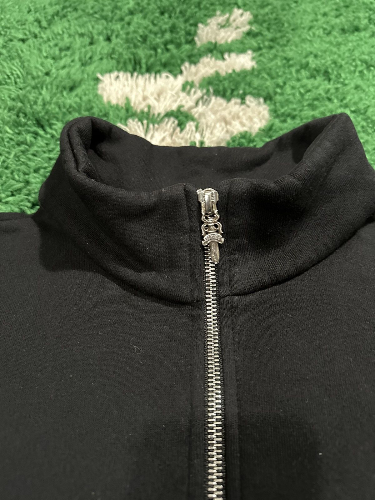 Chrome Hearts Chrome Hearts Black Cross Patch Quarter Zip Size US S / EU 44-46 / 1 - 3 Thumbnail