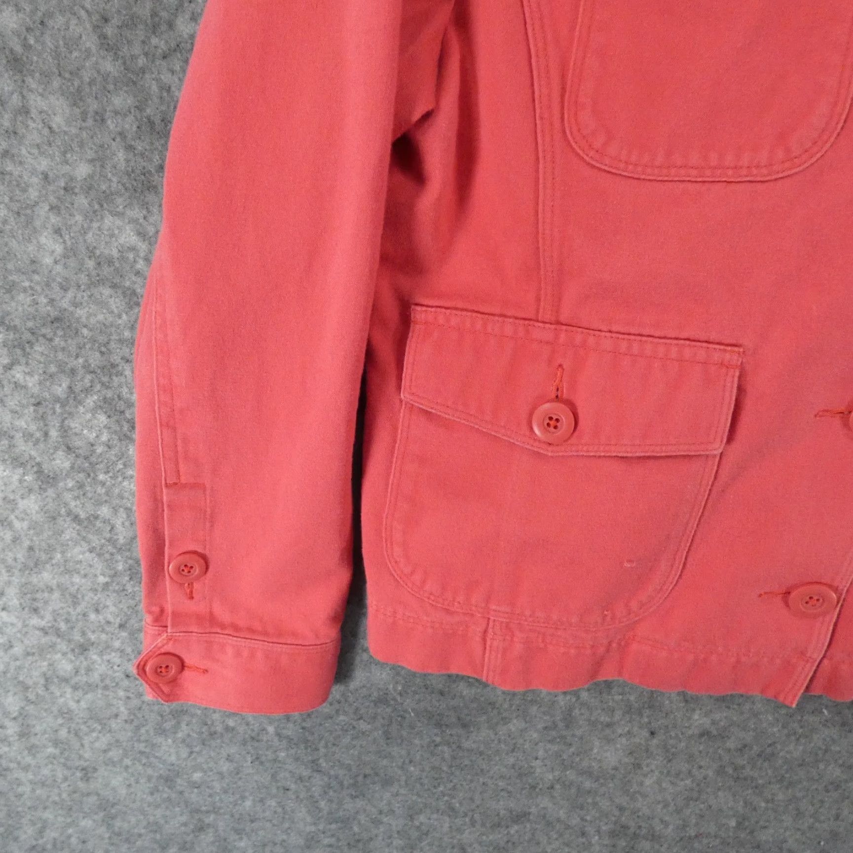 Vintage LL Bean Jacket Womens Medium Pet Pink Button Up Chore Barn Shacket Ladies Size M / US 6-8 / IT 42-44 - 4 Thumbnail