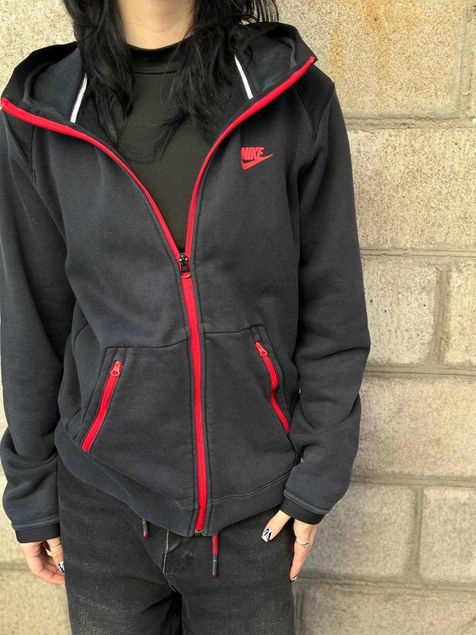 Nike VTG Nike Zip Hoodie Tech Fleece Size M Y2K 00s USA Hype Size US M / EU 48-50 / 2 - 8 Thumbnail